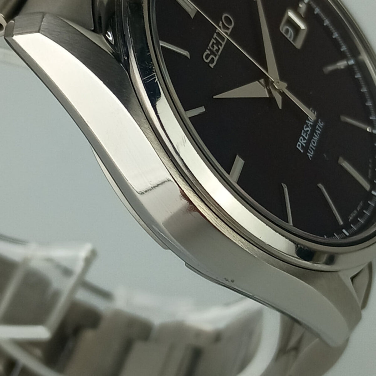 Seiko Presage 6R15-04A0 6R15-04A0 SARX057 Schwarz Zifferblatt 44 mm Uhr