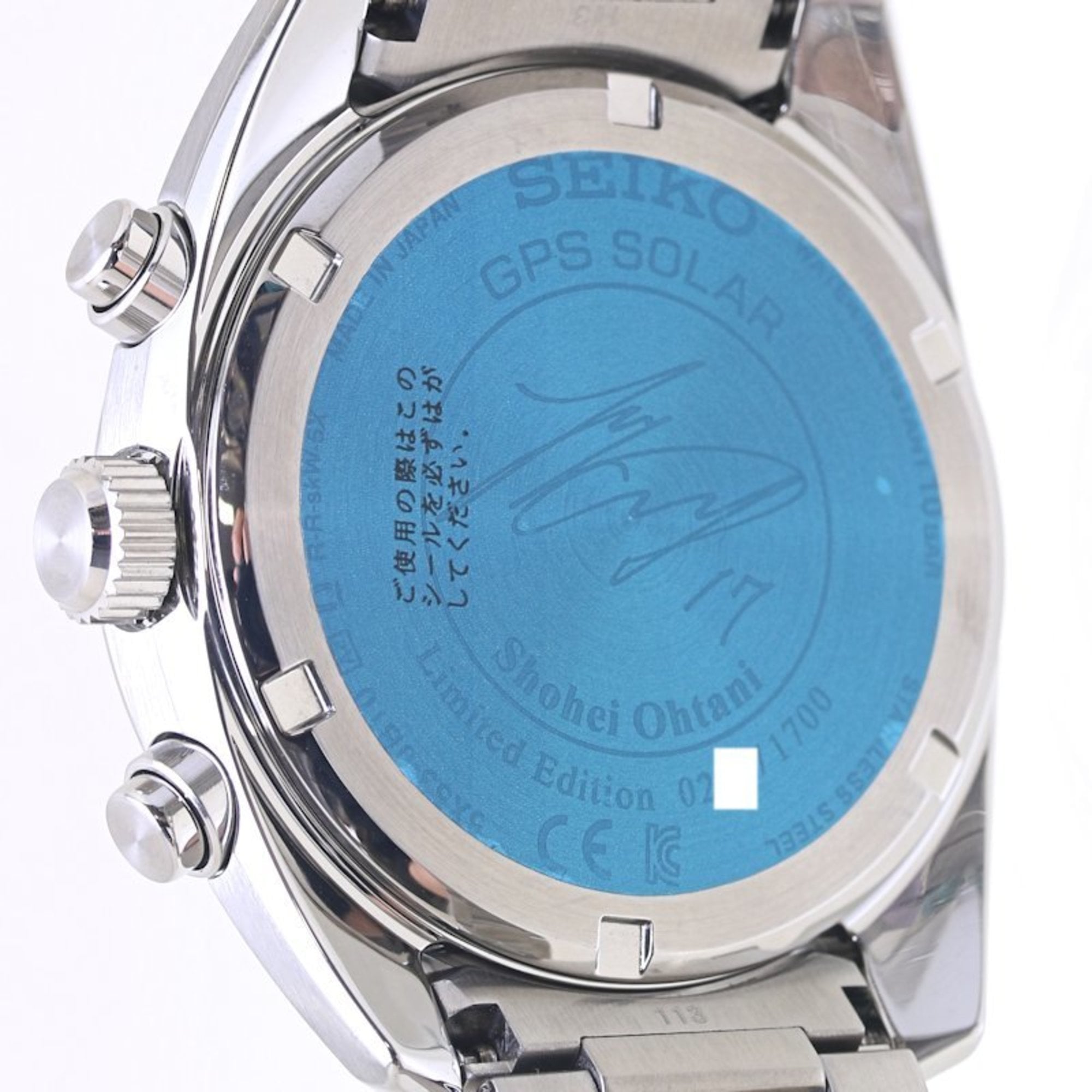Seiko Astron Limitierte Auflage SBXC115 5X53-0BT0 Shohei Ohtani Herrenuhraus Edelstahl 130414, Auflage: 1.700 Stück