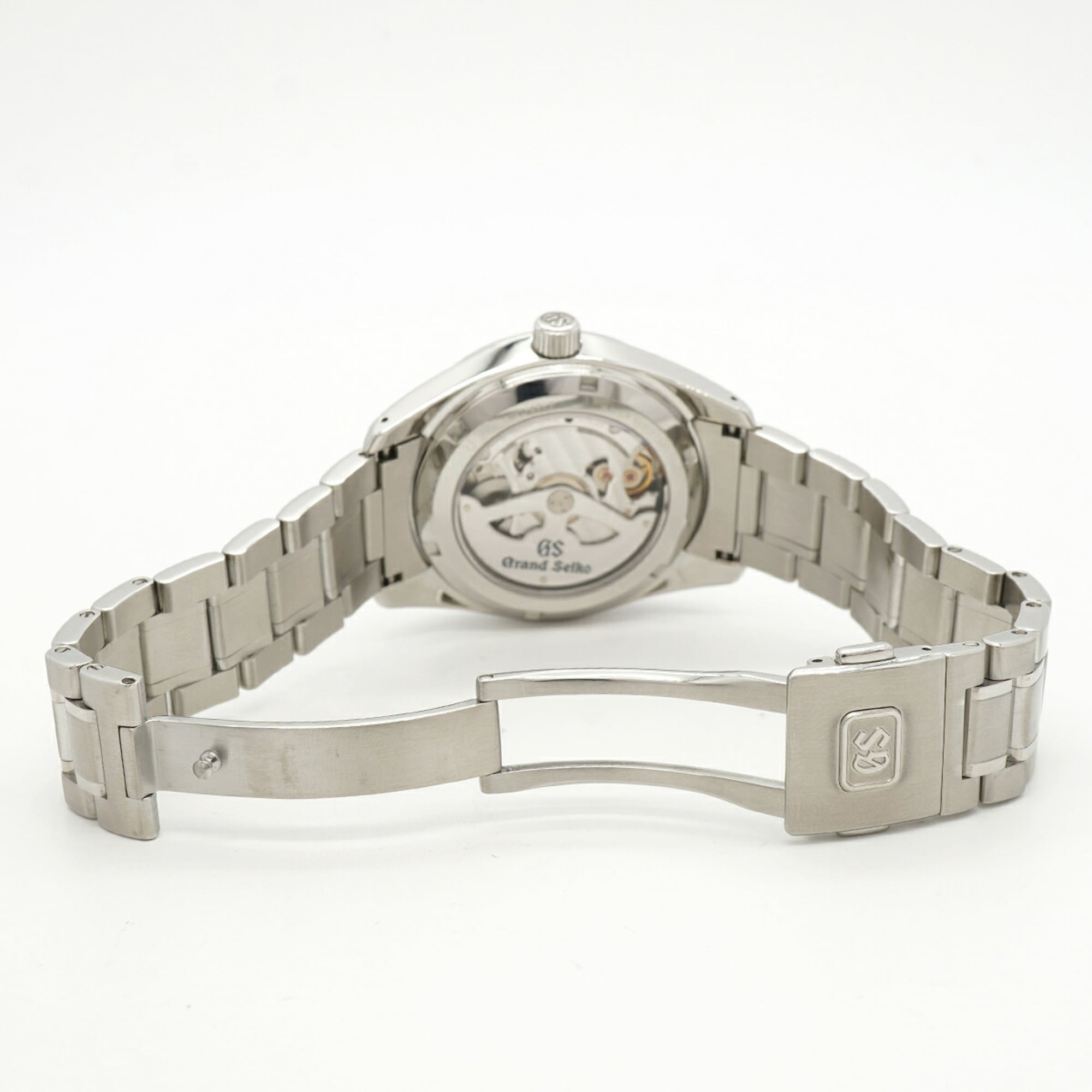 Montre Grand Seiko Grand Gmt Spring Drive SBGE005/9R66-0AC0 cadran argenté 40mm