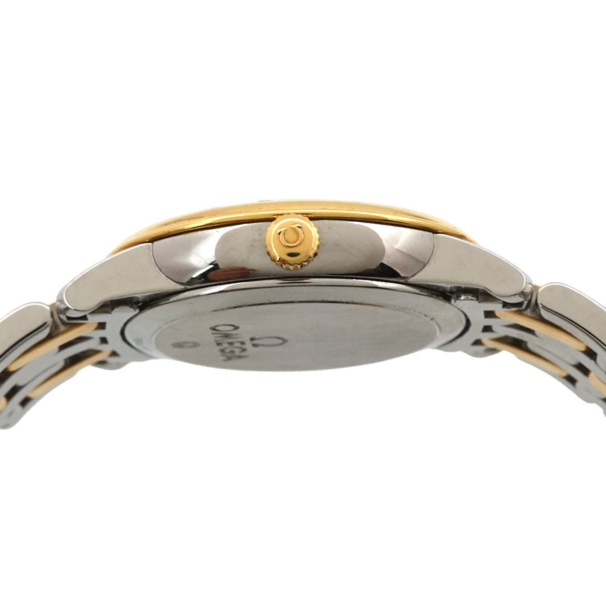 Omega De Ville Prestige Combination 424 20 27 60 55 001 Weiß Gehäuse Zifferblatt 27 mm Uhr
