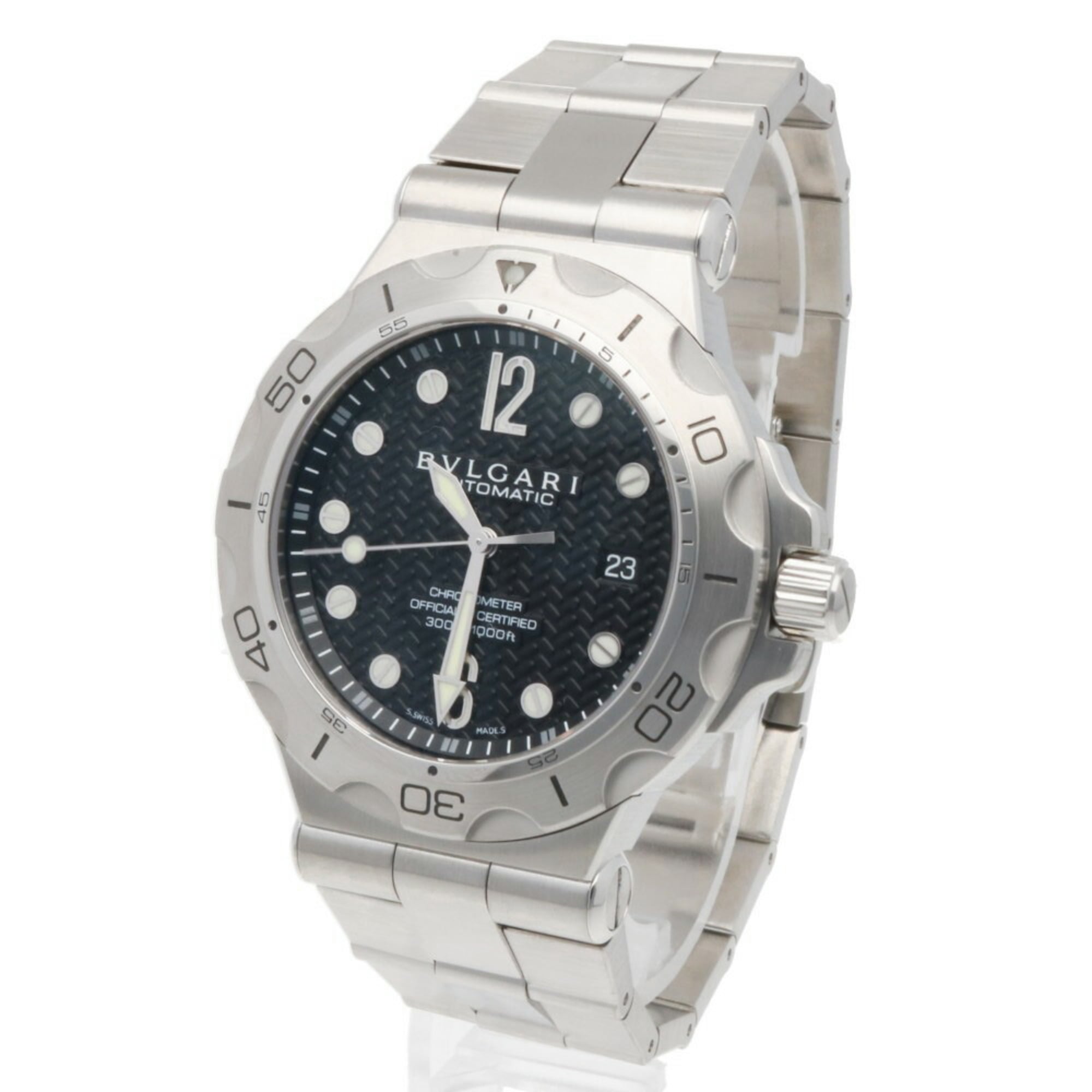 Bvlgari Diagono Scuba Uhr aus Edelstahl DP42SDSAutomatik Herrenuhr, BVLGARI, Herstellerausführung
