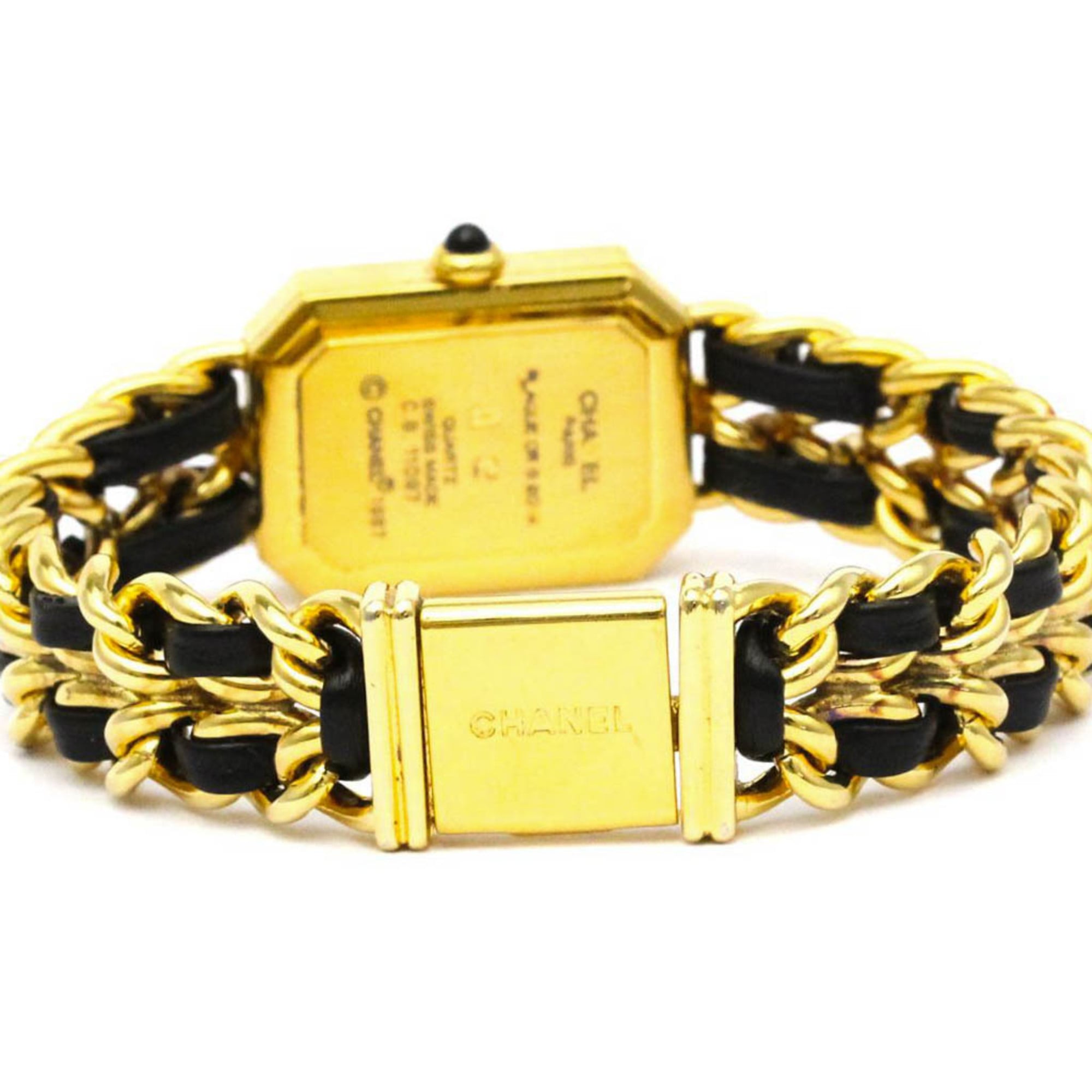 CHANEL Premiere, maat L, verguld kwarts dameshorloge H0001