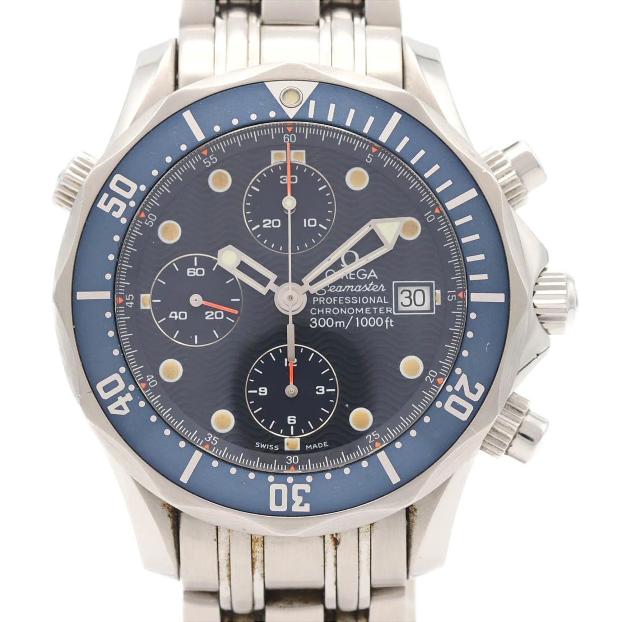 Omega Seamaster Pro Chronograph 2599.8 met blauwe wijzerplaat, 41 mm