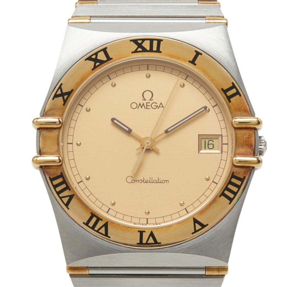 Omega Constellation 1310.1 horloge met gouden wijzerplaat, 32 mm