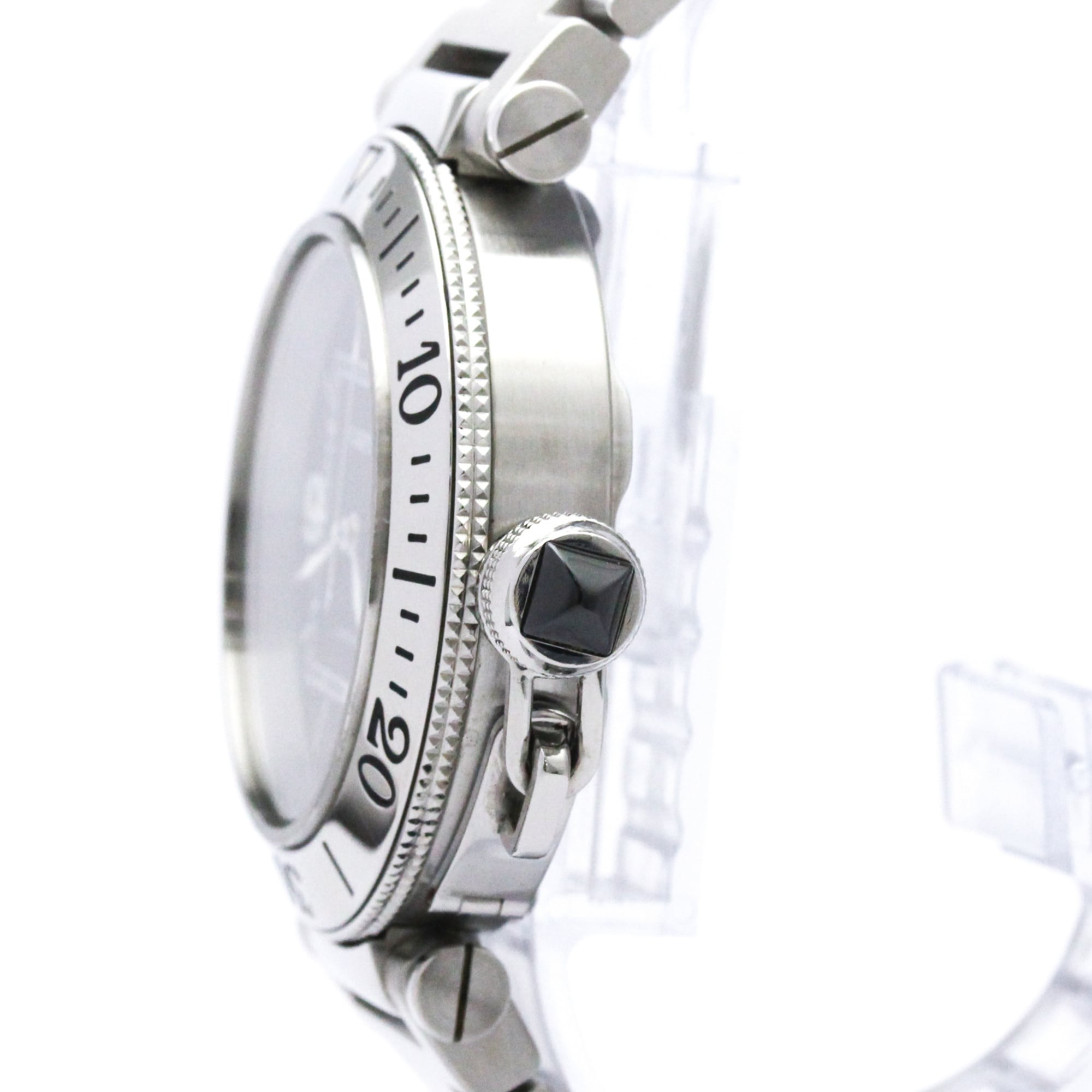 Cartier Pasha Seatimer W31077M7 Black Dial 40mm Watch