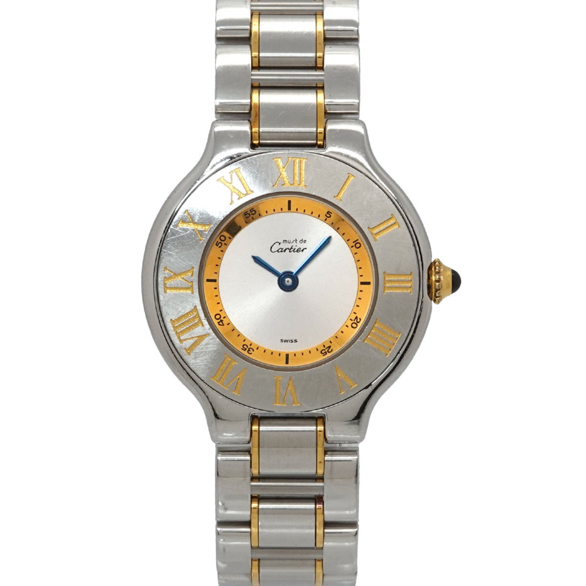 Cartier Must W10073R6 Silver Dial 28mm Watch