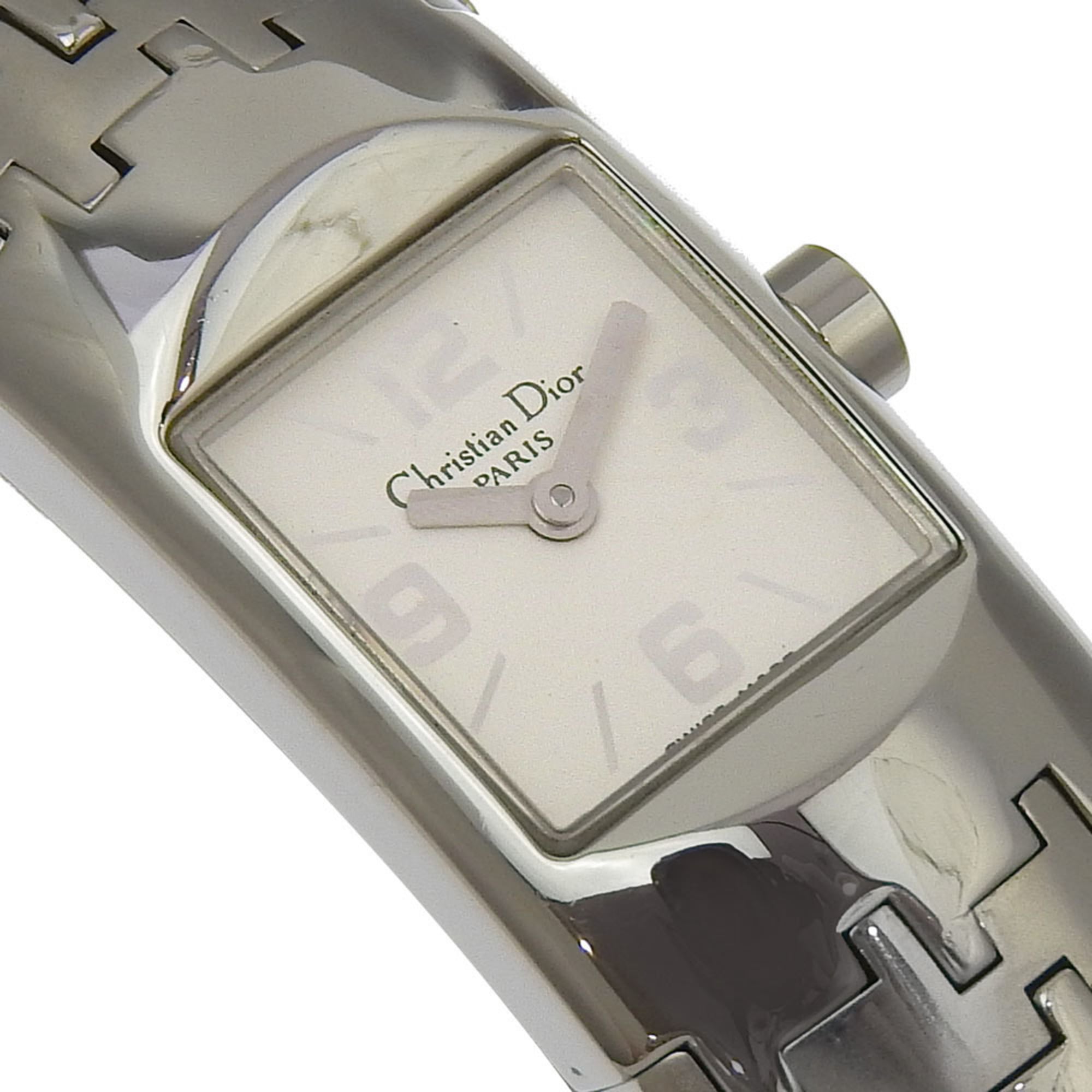 Dior Diophyllic-horloge D96-100, roestvrij staal, quartz, analoge wijzerplaat, witte wijzerplaat, damesmodel