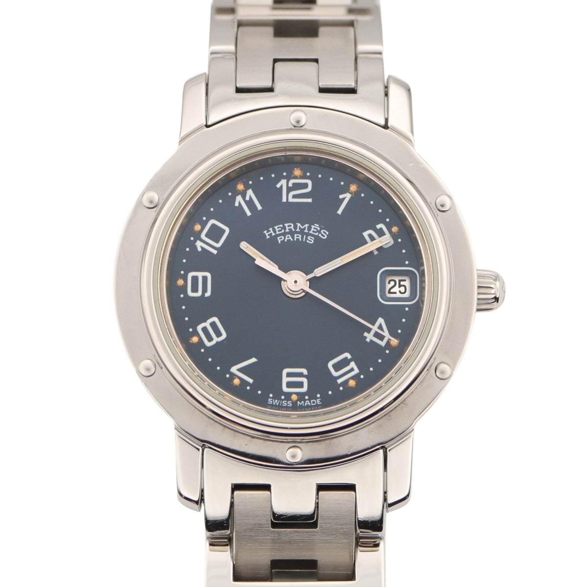 Hermes Clipper CL4.210 Blue Dial 24mm Watch