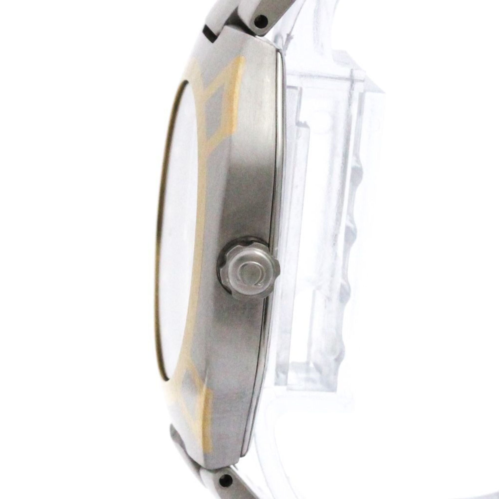 OMEGA Seamaster Polaris Analog Digital 18K Gold Steel Watch 2540.50 Polished