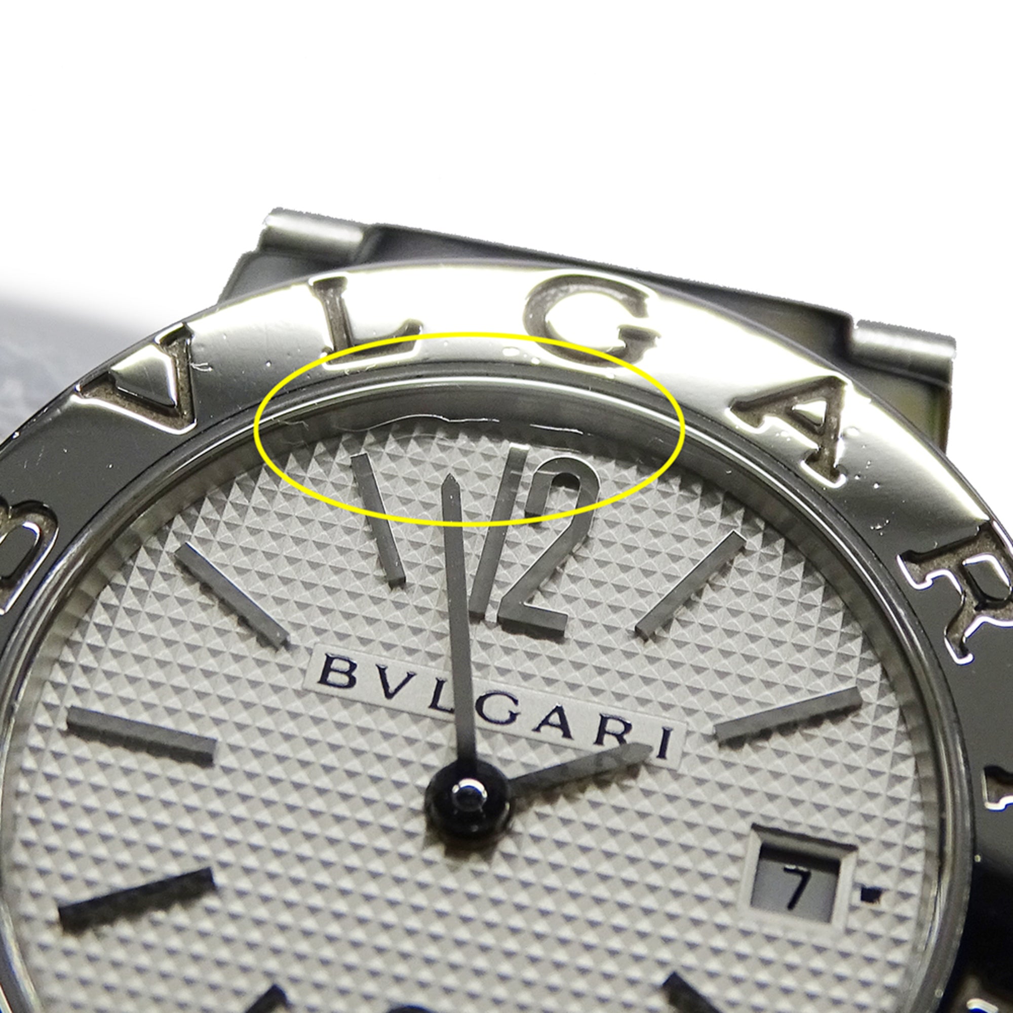 Bulgari Bulgari Women's Watch, Brand: Date Quartz QZ Stainless Steel SS BB26SS Silver White