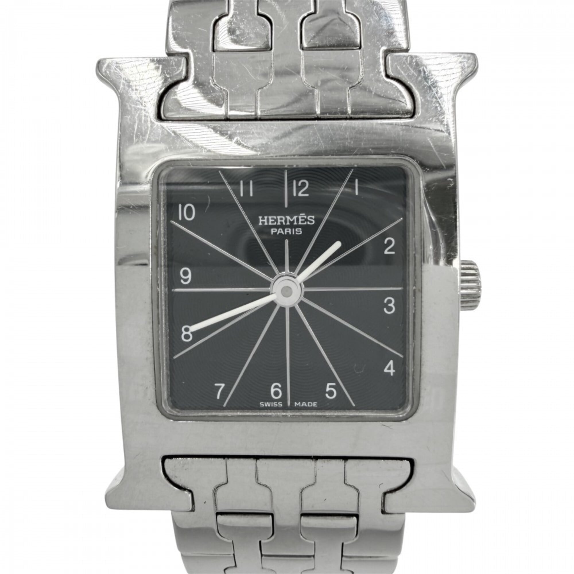 Hermes H-Wo HH1.210 Black Dial 24mm Watch