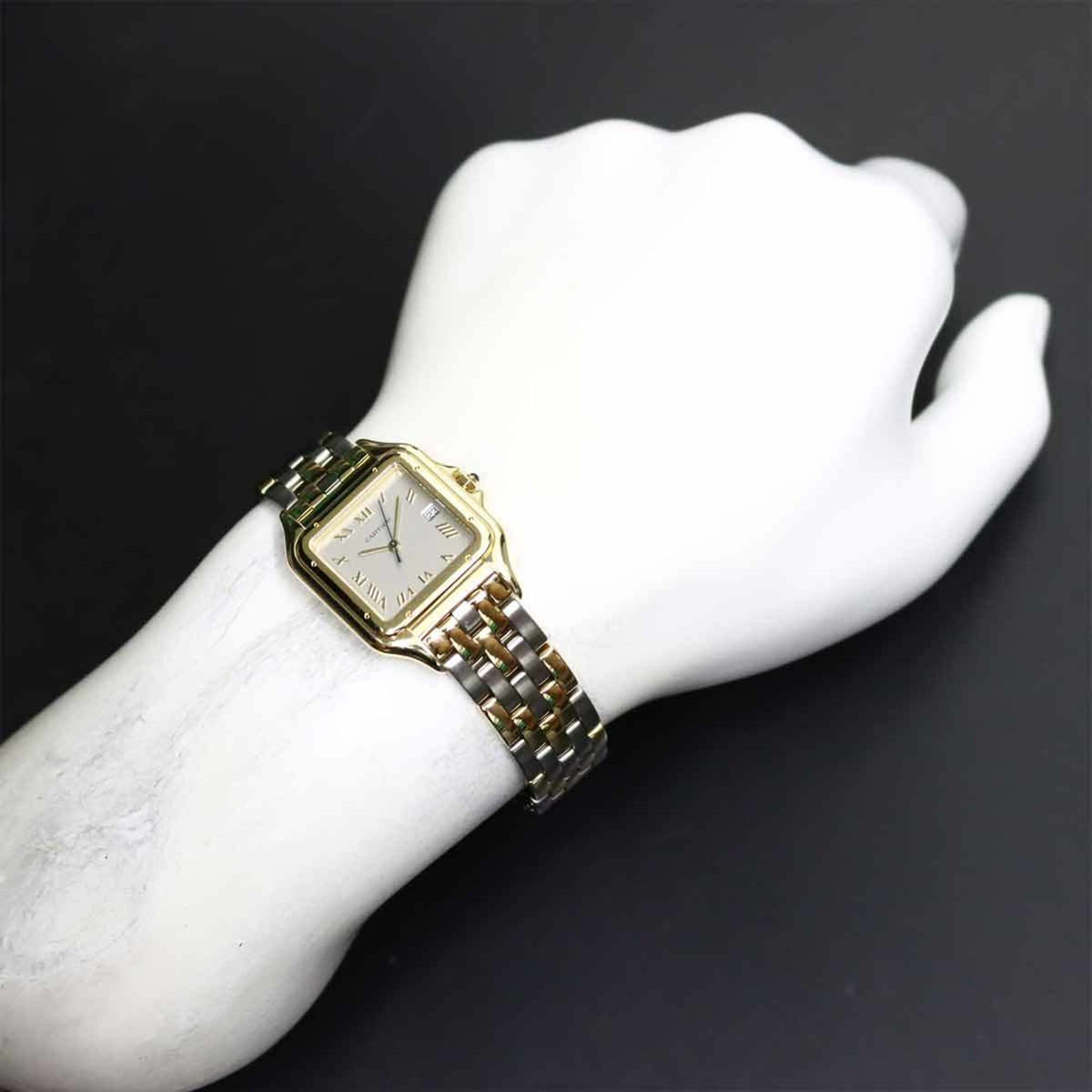 Cartier Panthère Classic & Figaro LM W25039L6 Silver Dial 27mm Watch