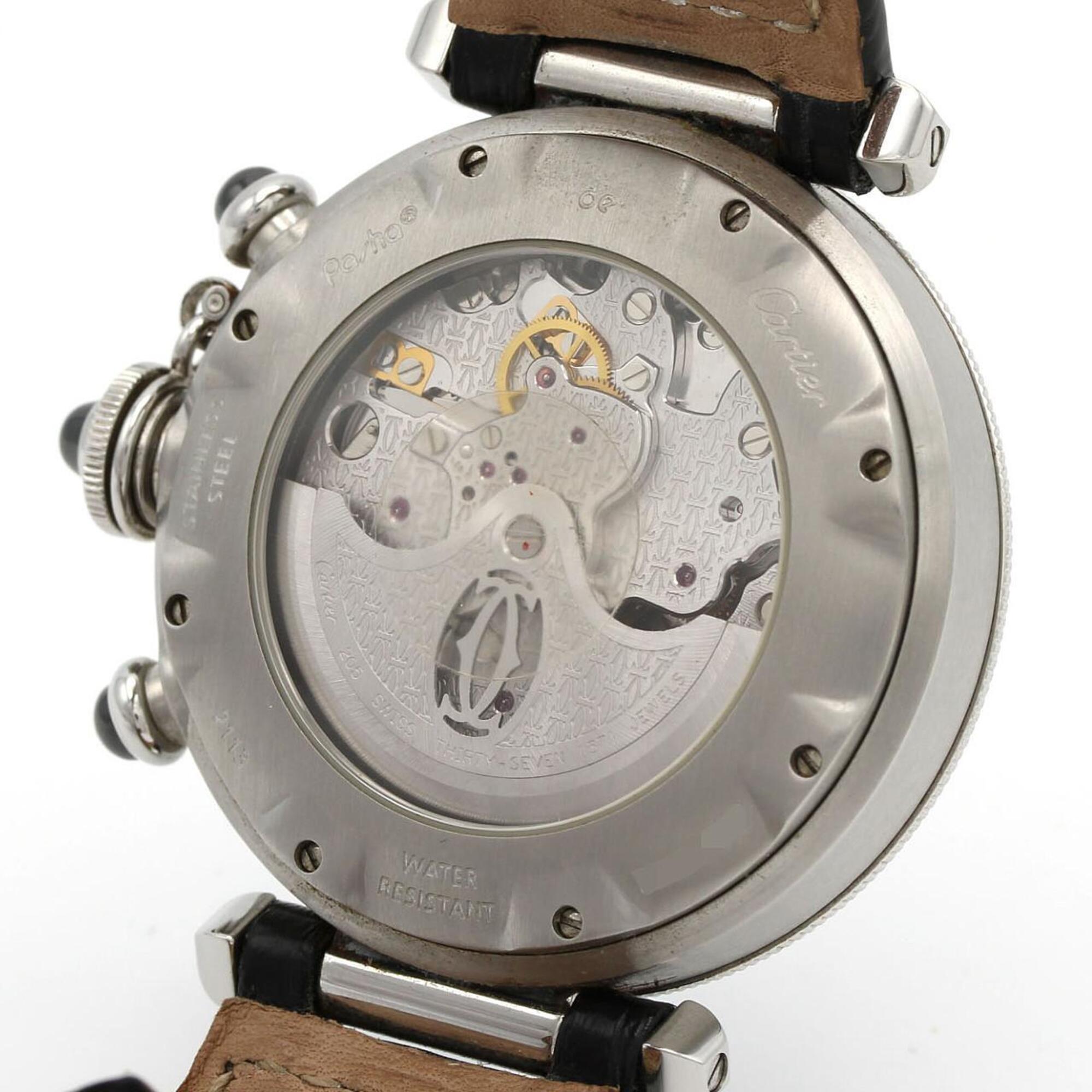 Cartier Pasha W3105155 Grey Dial 38mm Watch