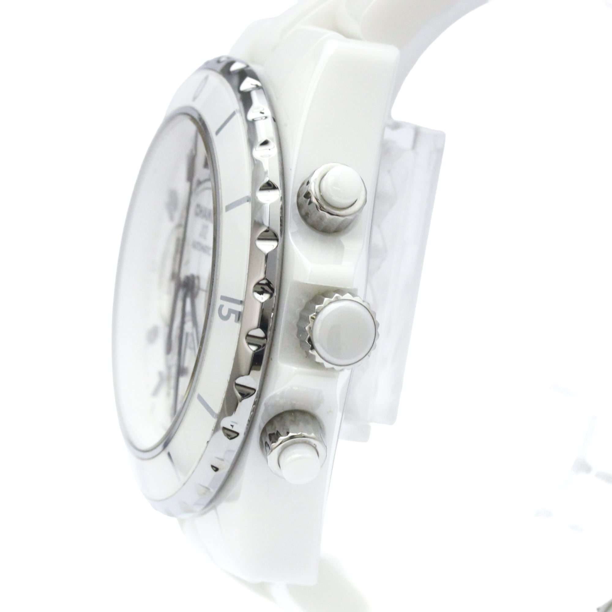 CHANEL J12 Chronograph Ceramic Automatic Mens H1007