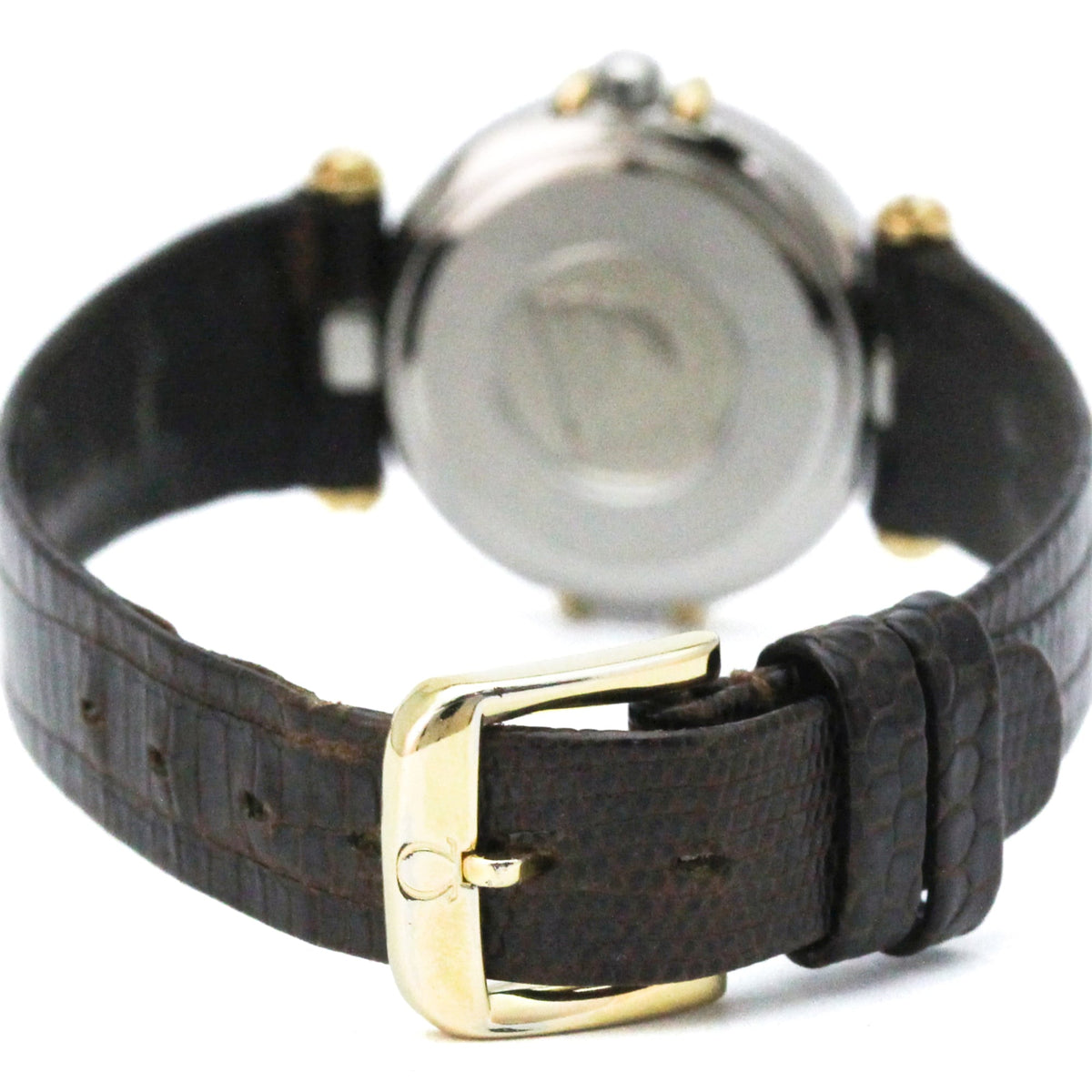 Omega Constellation 5951080 mit goldenem Zifferblatt, 23 mm Uhr