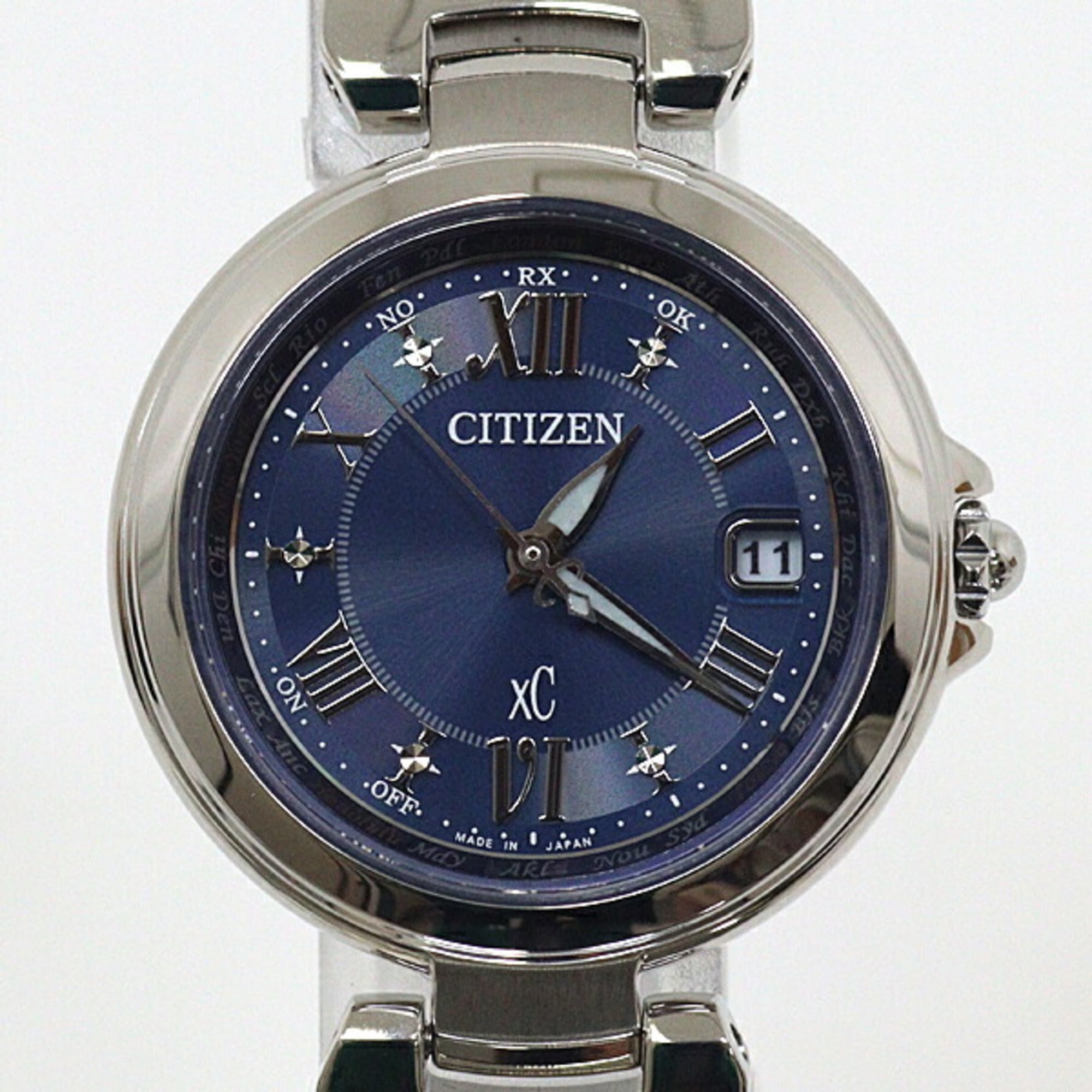 CITIZEN Women's Watch XC Basic Collection EC1030-50L Eco-Drive Radio-controlled