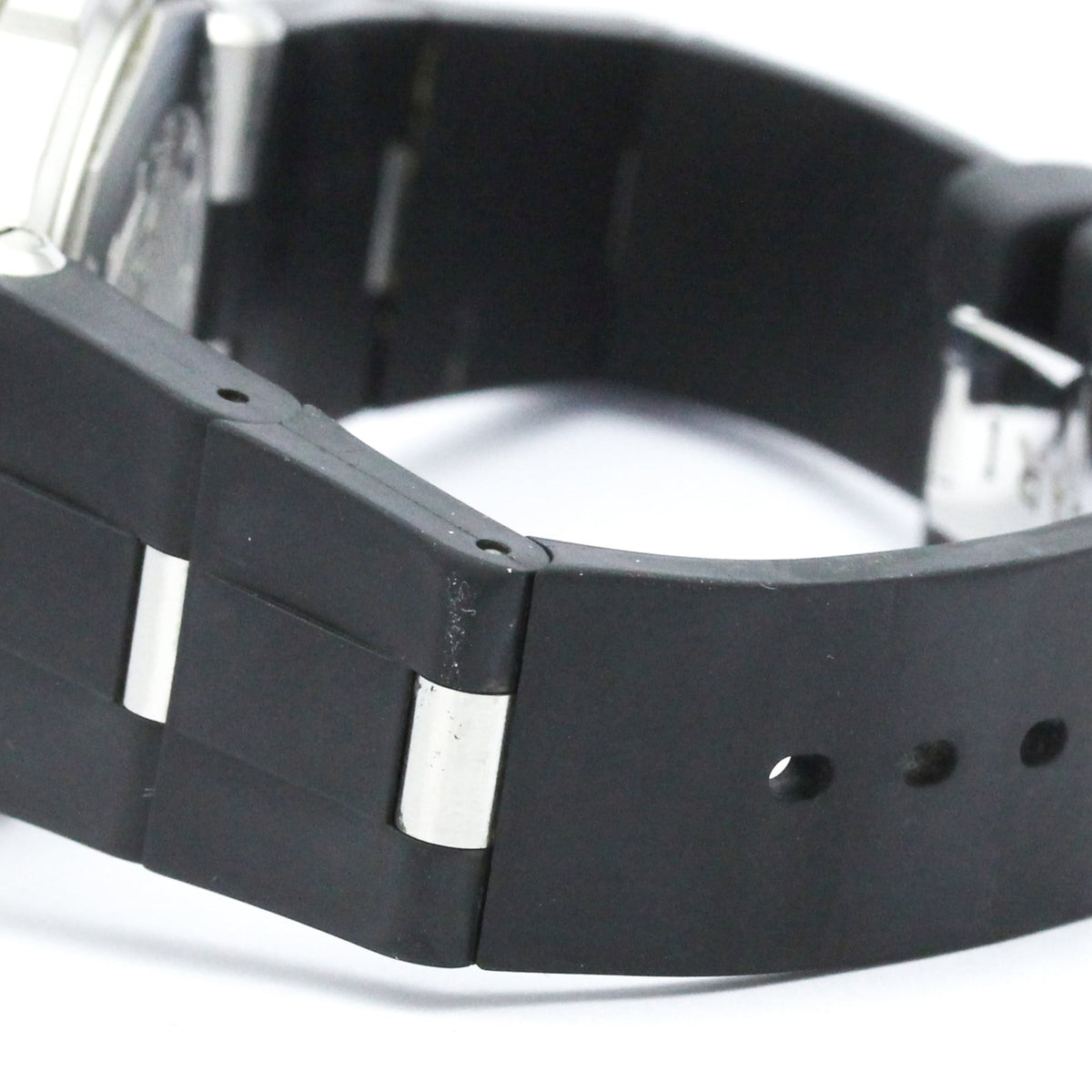 Bvlgari Diagono DP42SSD horloge met zwarte wijzerplaat, 42 mm