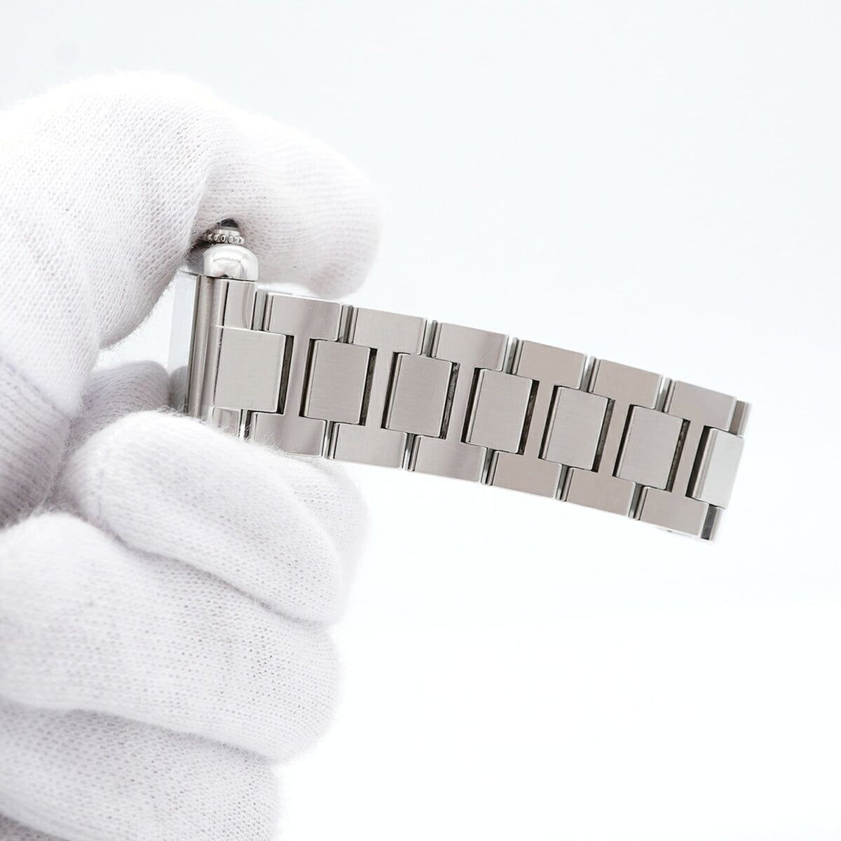 Cartier Tank Solo SM W5200013 horloge met zilveren wijzerplaat, 24 mm