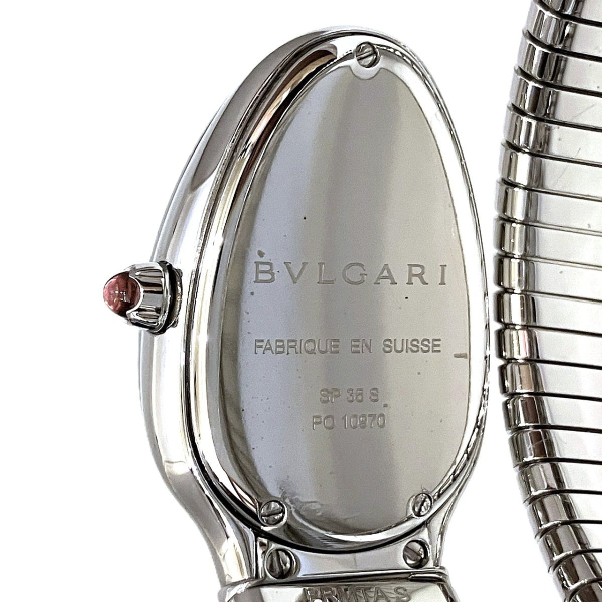 Bvlgari Bulgari Serpenti total weight 61.2g SP35S Silver Dial 22mm Watch