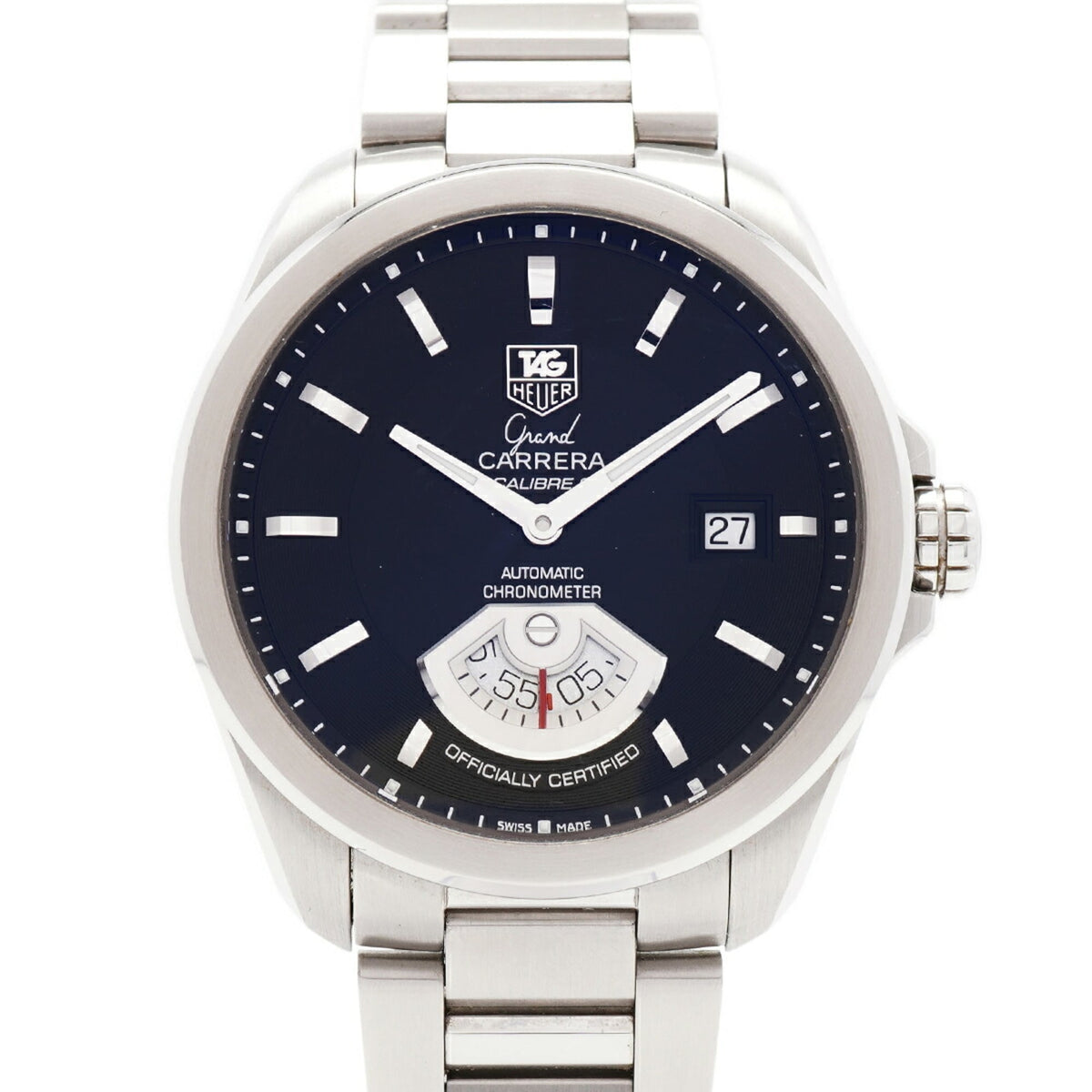 TAG Heuer Grand Carrera Calibre WAV511A Black Dial 40mm Watch