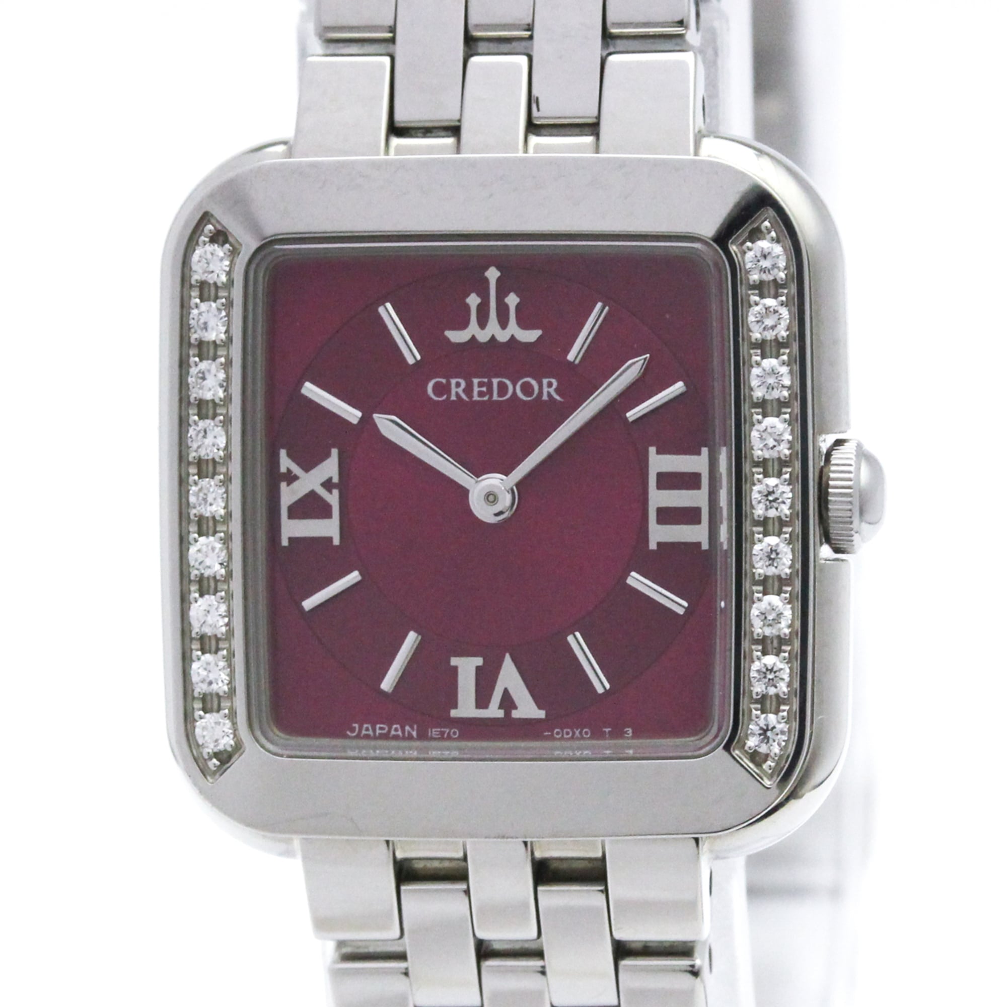 Seiko Credor GSTE873(1E70-0CR0) Pink Dial 21mm Watch