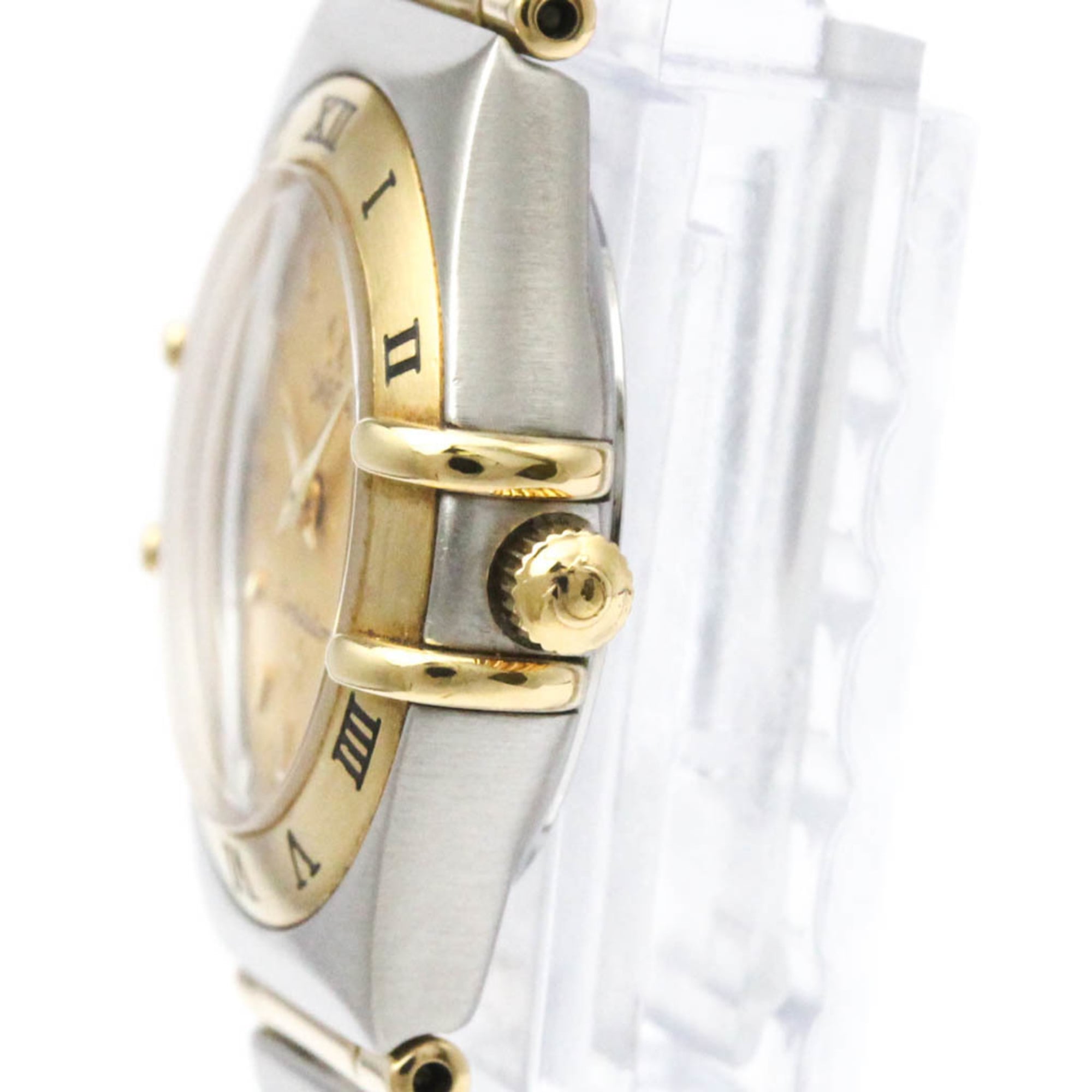 OMEGA Constellation Damenuhr 18 Karat Gold Edelstahl Quarz 1262.10