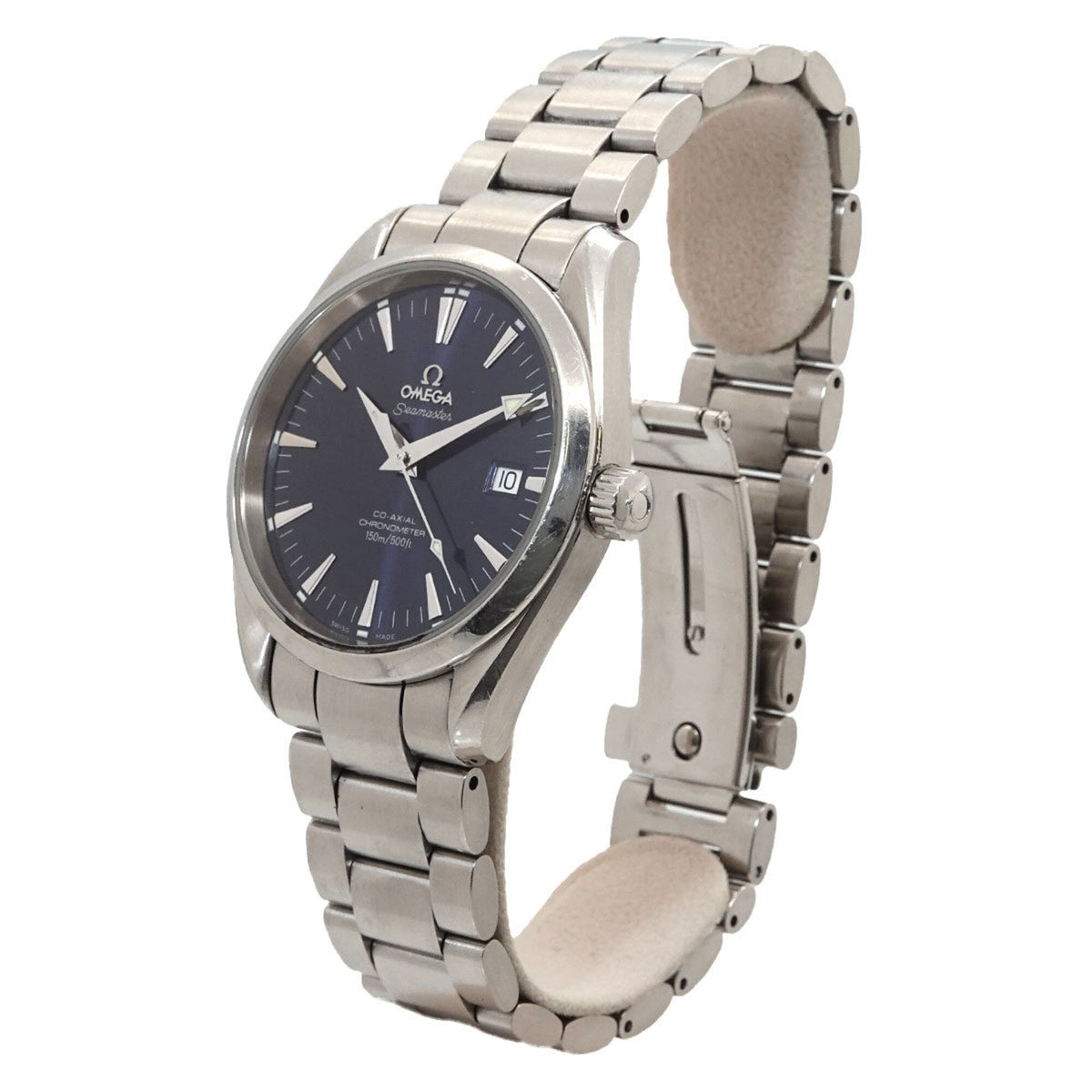Omega Seamaster Aqua Terra Co-Axial 2503 80 Blue Dial 39mm Watch