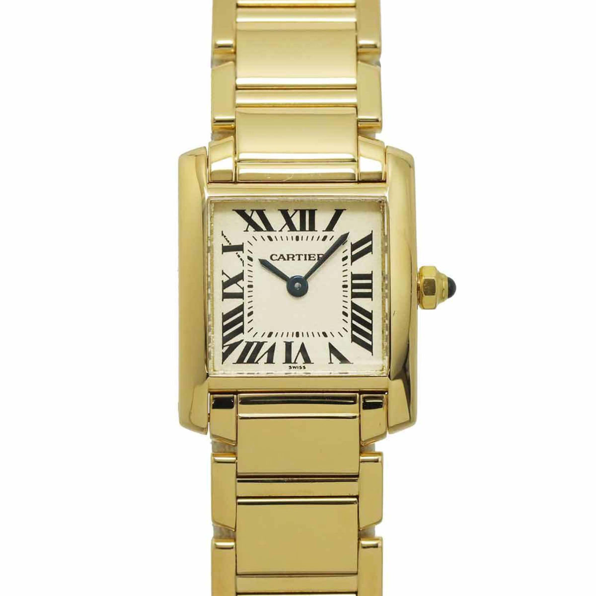 Cartier Tank Française SM W50002N2 Ivory Dial 20mm Watch