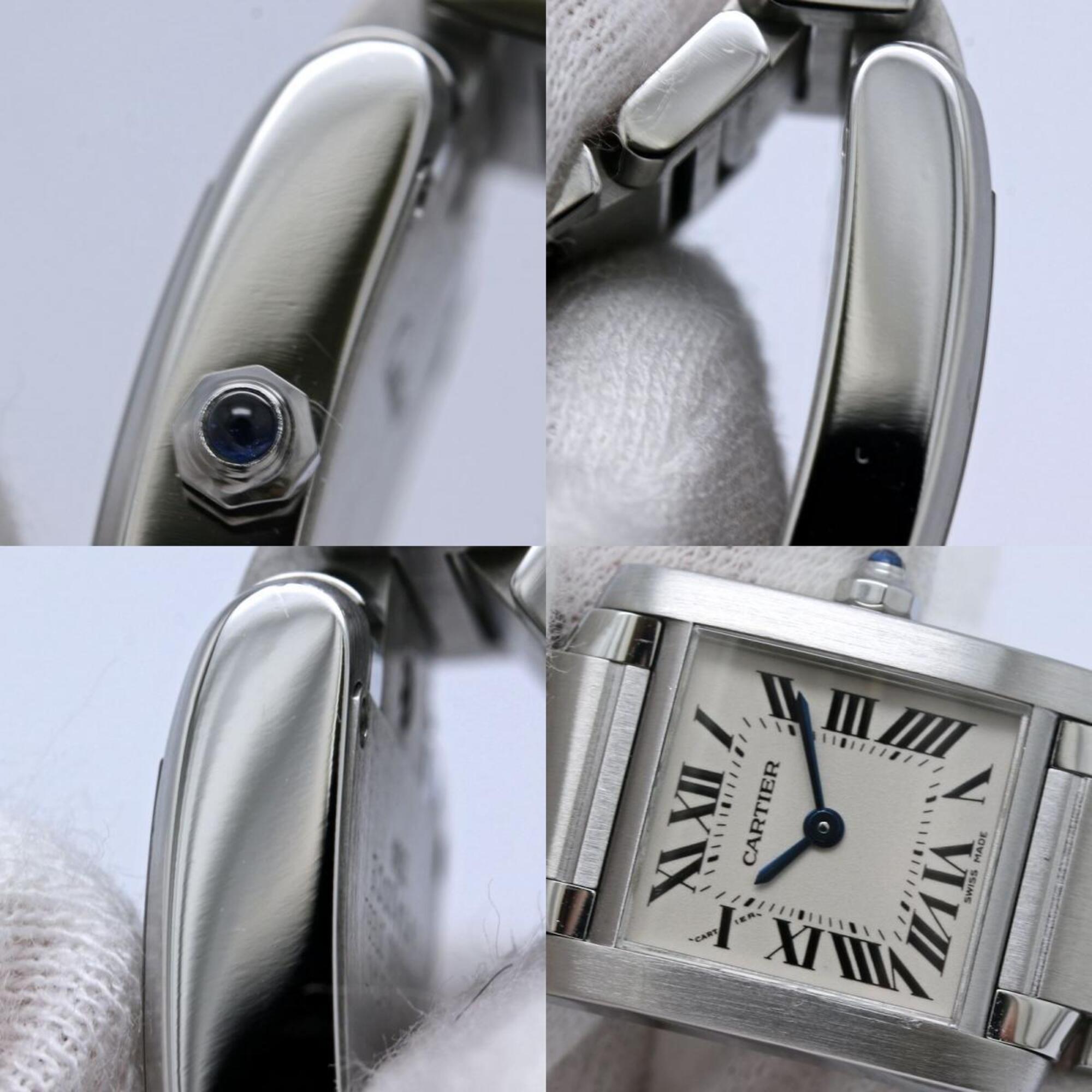 Cartier Tank W51008Q3 Ivory Dial 20mm Watch