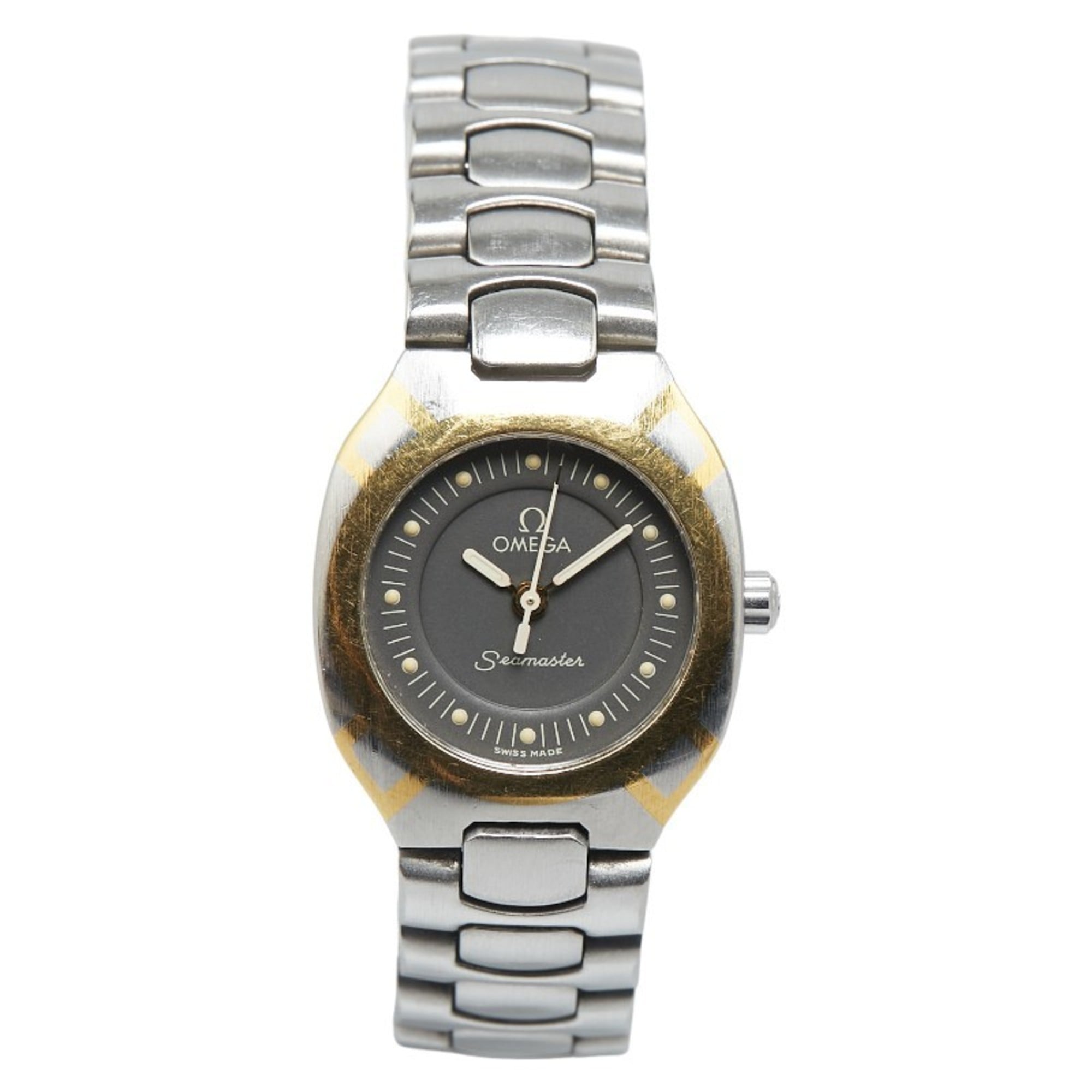 OMEGA Seamaster Polaris DamenuhrQuarz Grau Zifferblatt, Edelstahl