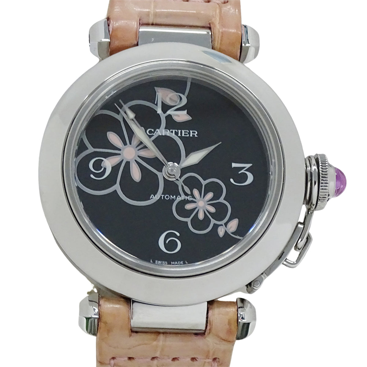 Cartier Pasha C W3109699 Black Dial 35mm Watch