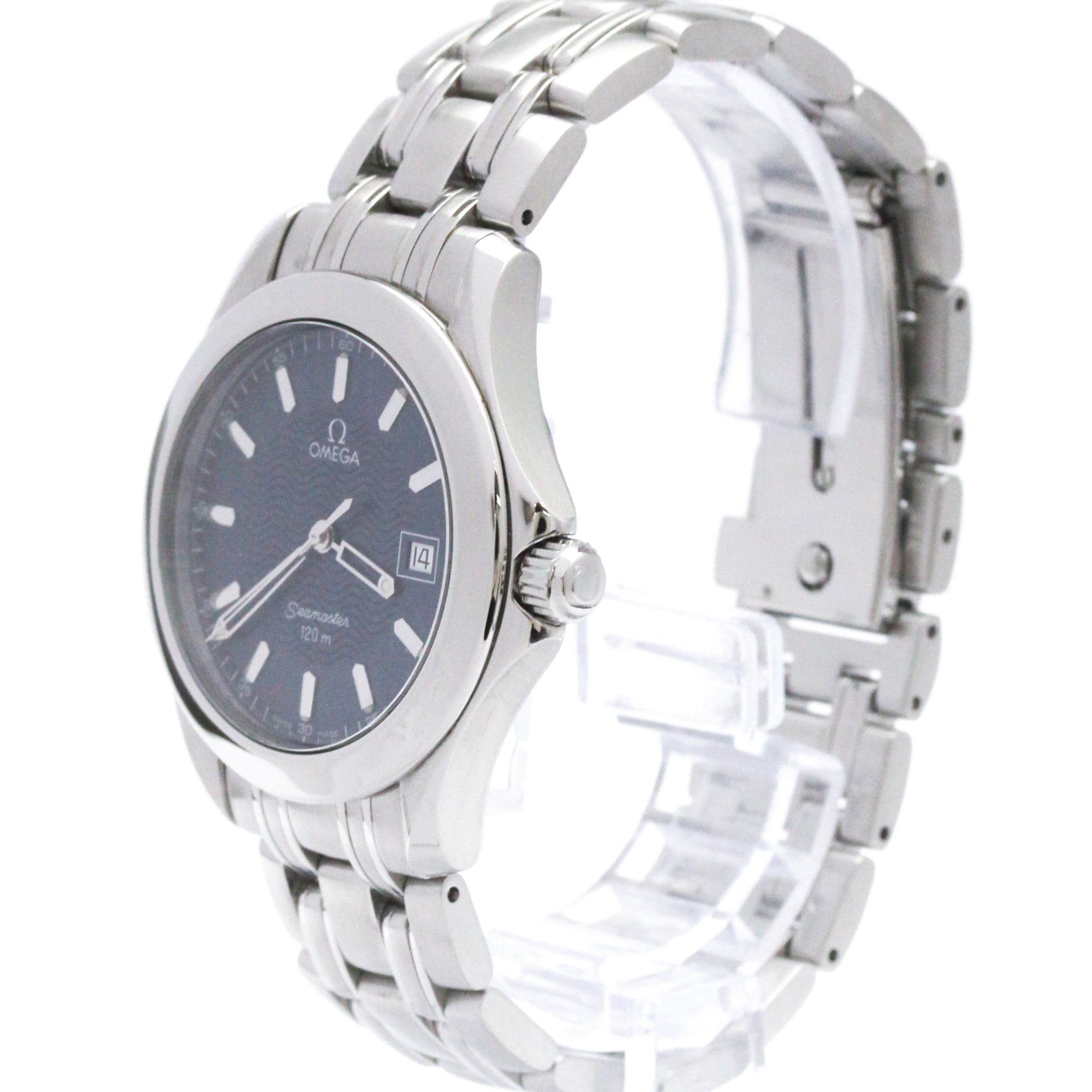 Montre Omega Seamaster 2511.81 à cadran bleu, 36 mm