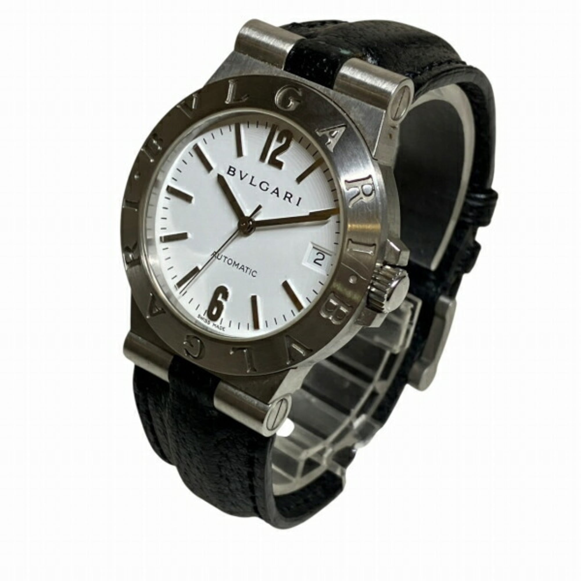 Bulgari BVLGARI Diagono Sport Date LCV35S Automatic Watch Men's