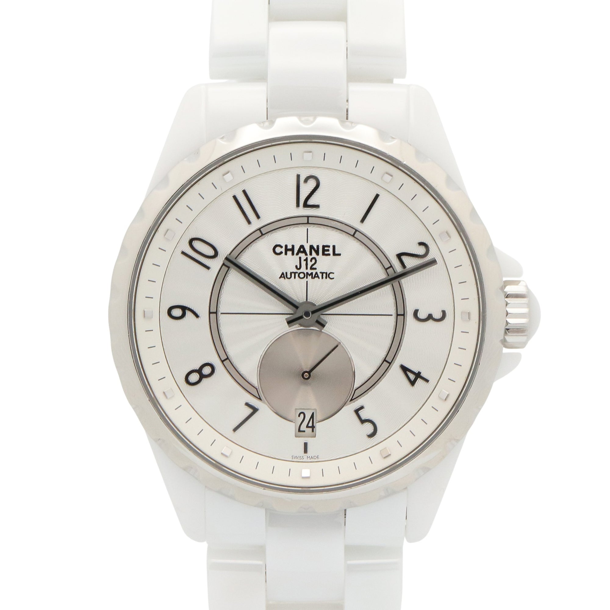 Chanel J12-365 Ceramic Men's Watch, White (H3837)