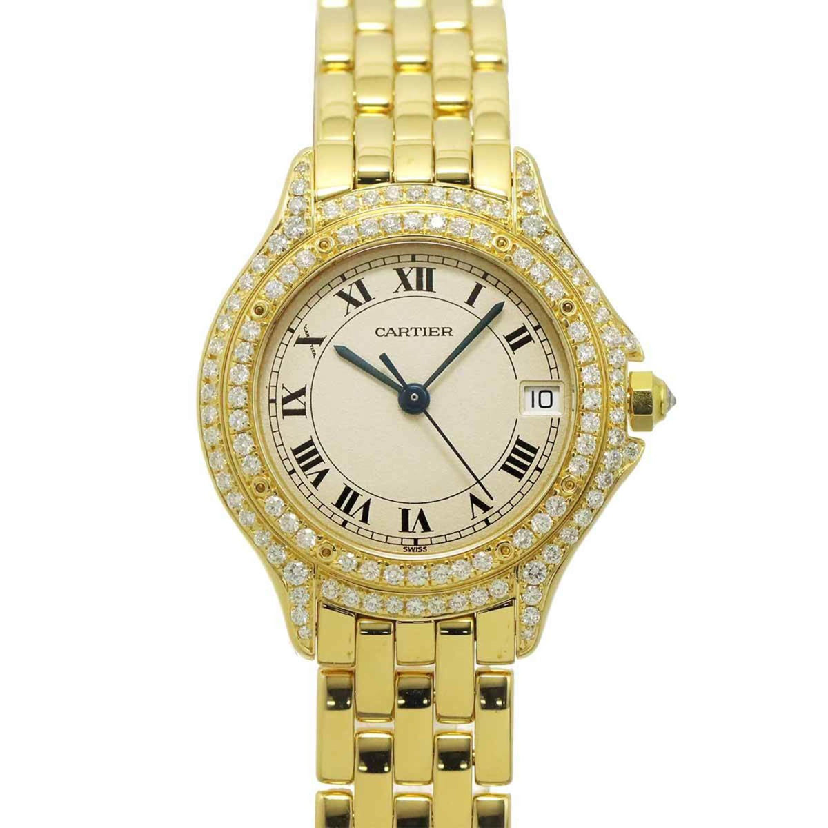 Cartier Panthère Cougar WF8003B9 Ivory Dial 26mm Watch