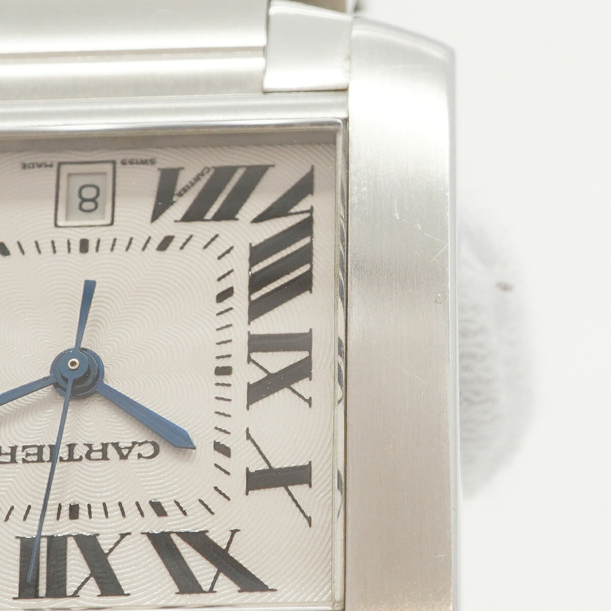 Cartier Tank W51002Q3 Silver Dial 28mm Watch