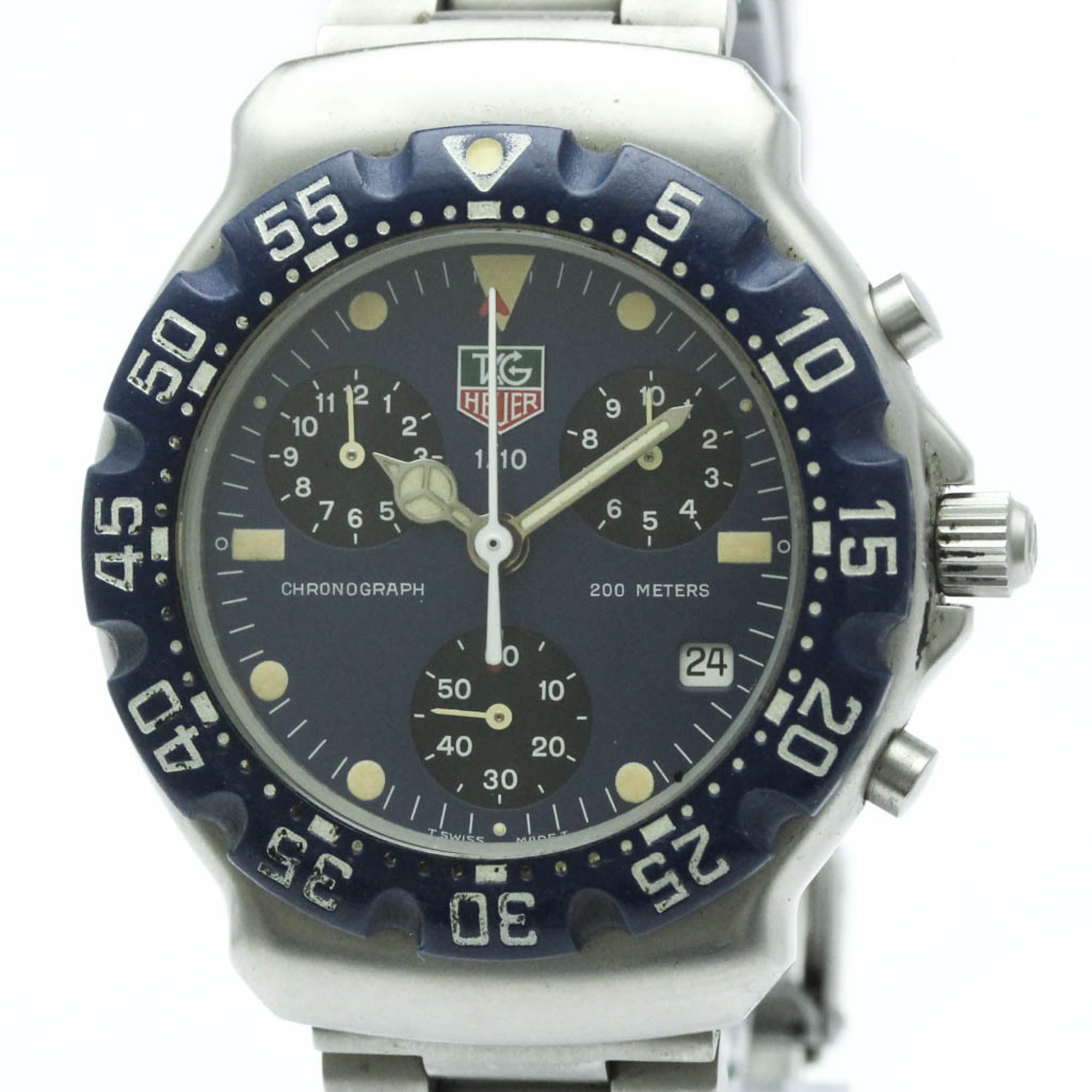 TAG Heuer 2000 Series CA1210 Blue Dial Stainless steel 38mm Watch