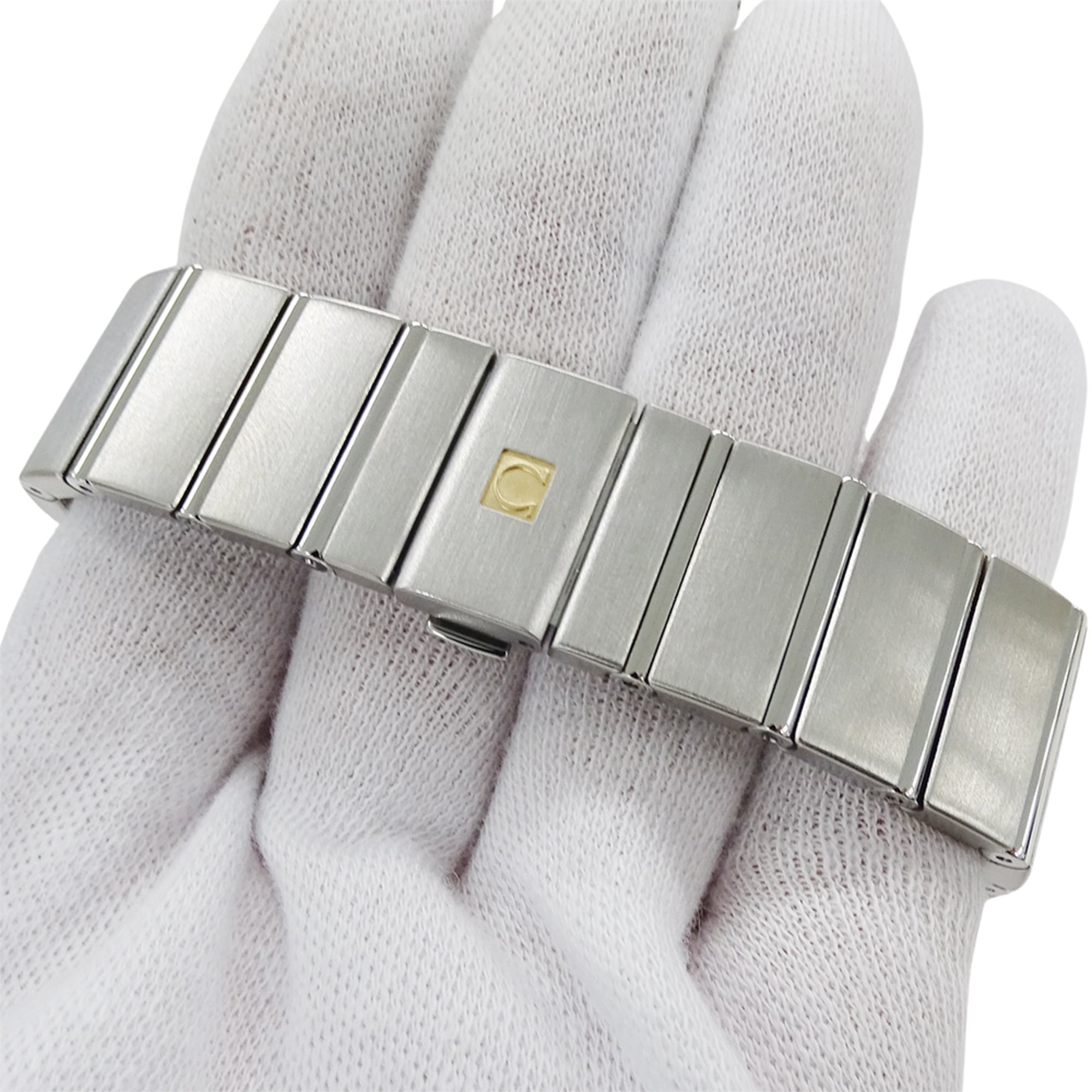 OMEGA Constellation 123.10.35.20.002 Herrenuhr „Co-Axial Datum Automatik aus Edelstahl mit Silber und blauem Zifferblatt