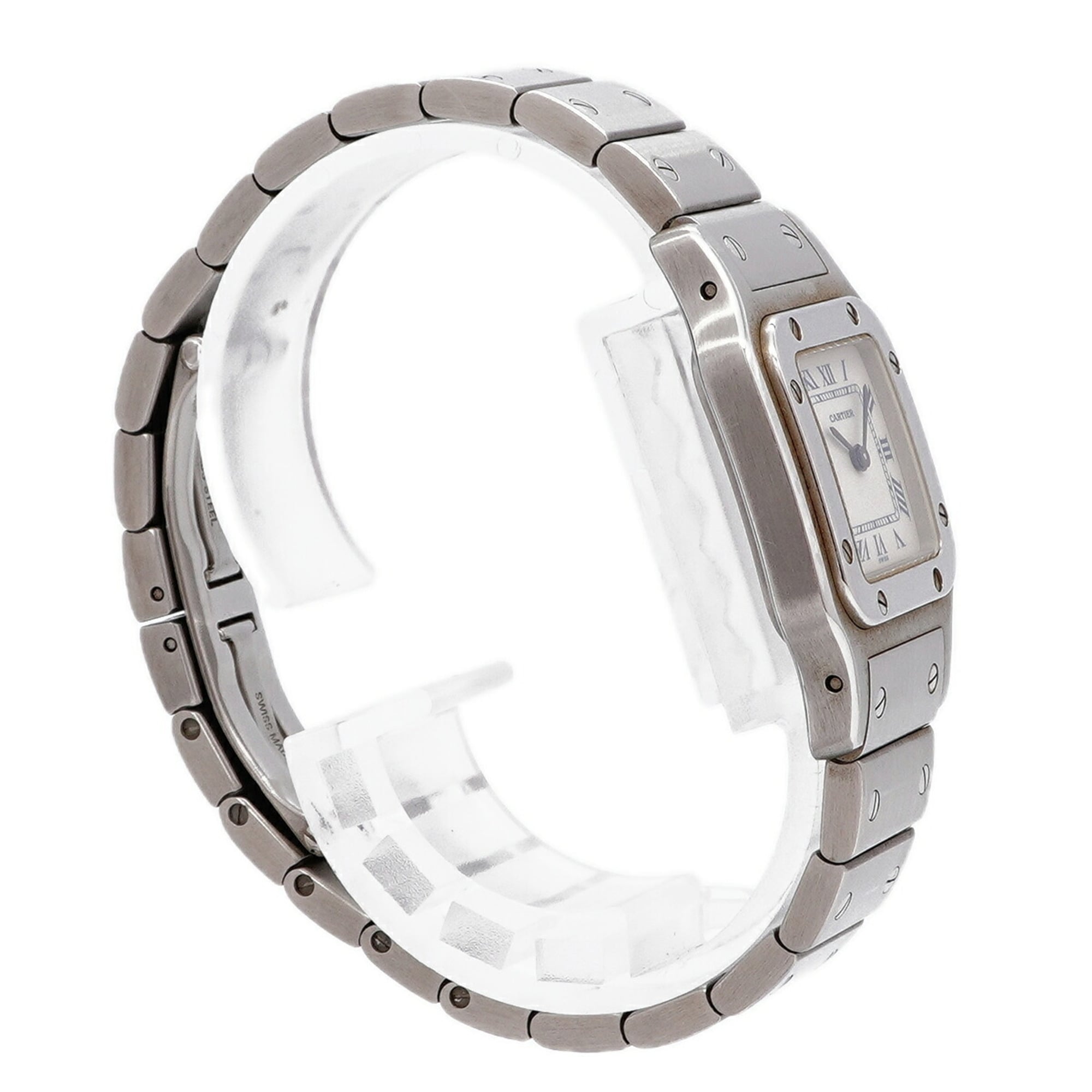 Montre Cartier Santos Galbee SM W20017D6 Ivoire avec cadran de 23 mm