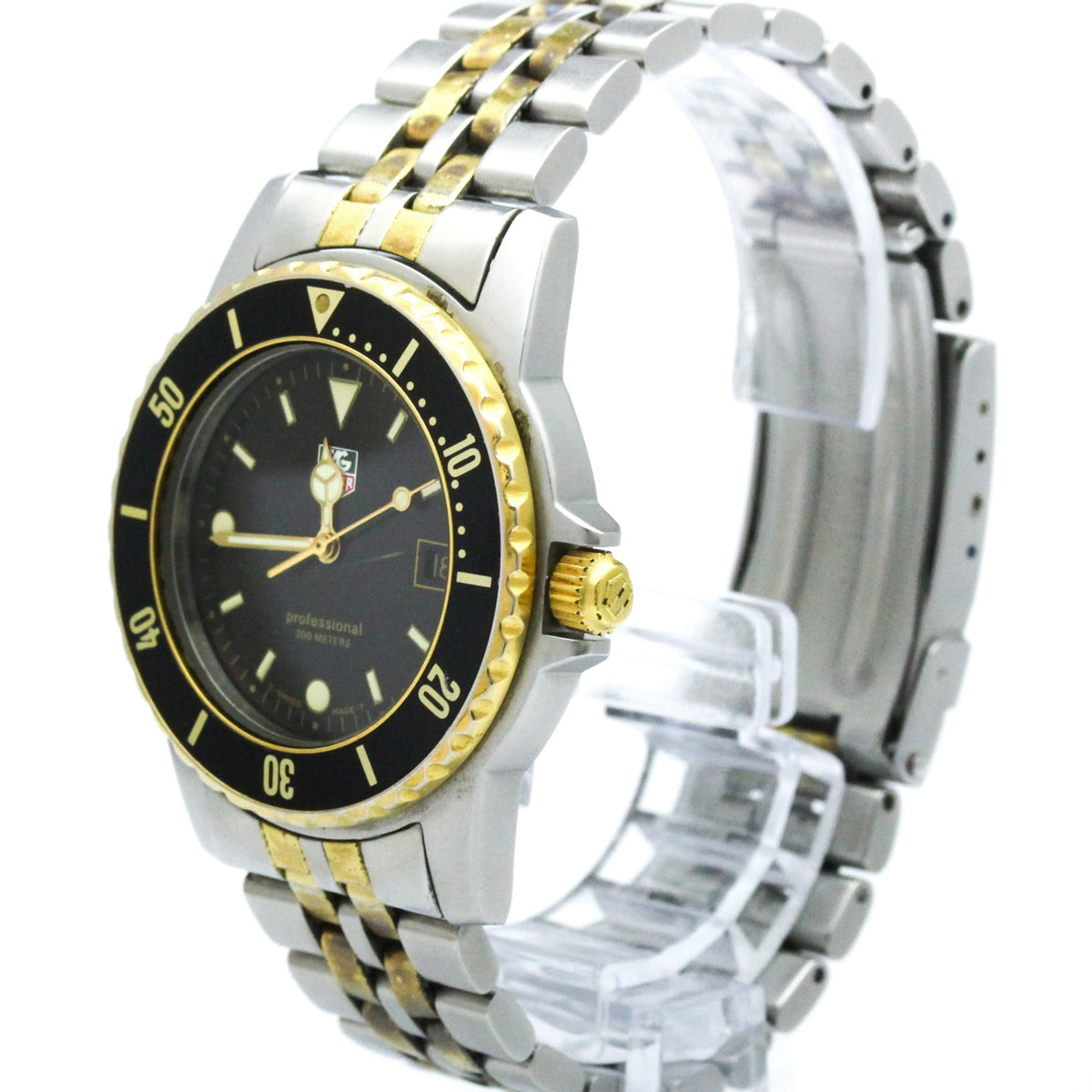 TAG Heuer Professional 925213 Schwarz Zifferblatt 37 mm Uhr