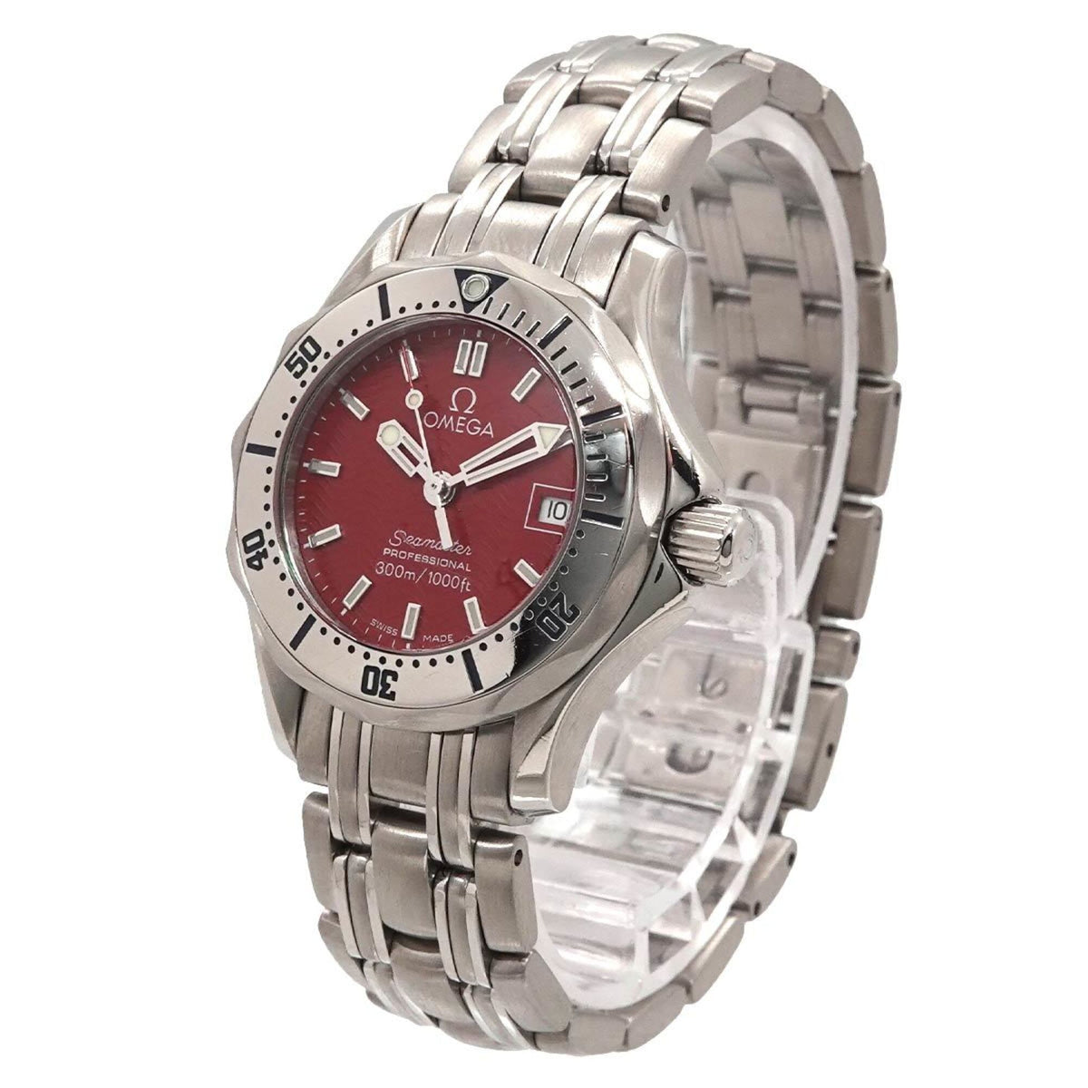 Omega Seamaster 300 Professional 2582 61 Red color Dial 28mm Watch