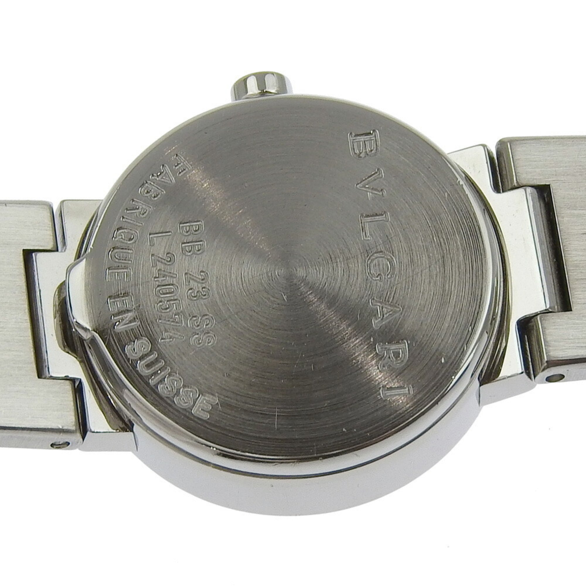 BVLGARI Bvlgari Horloge BB23SS Roestvrij staal Kwarts Analoge wijzerplaat Zwarte wijzerplaat Dames I220724028