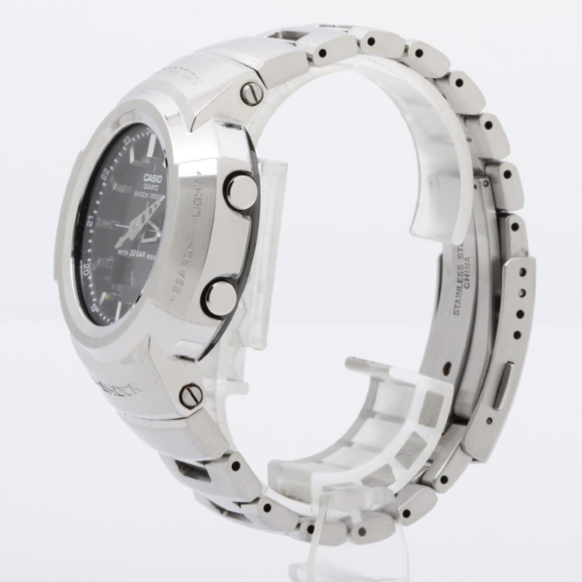 Montre Casio G-SHOCK FULL METAL série AW-500, modèle AWM-500D-1AJF Noir, cadran de 44 mm