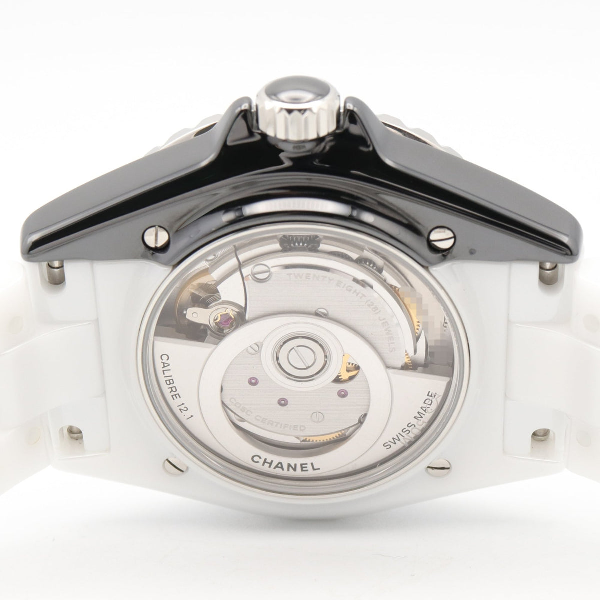 Chanel J12 Paradox Caliber 12.1 Ceramic White/Black H6515 Black, White Dial 38mm Watch