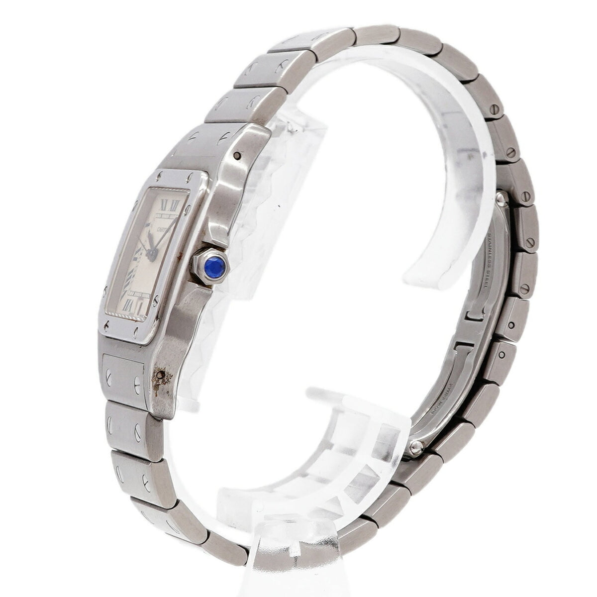 Cartier Santos Galbee LM W20018D6 Elfenbein Zifferblatt 29 mm Uhr