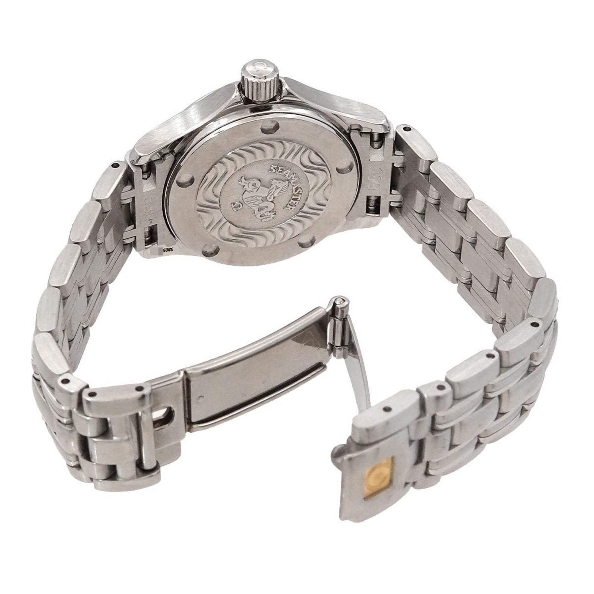 OMEGA Seamaster 120 2581 43 Damenuhr mit Datum, graues QuarzUhrwerk