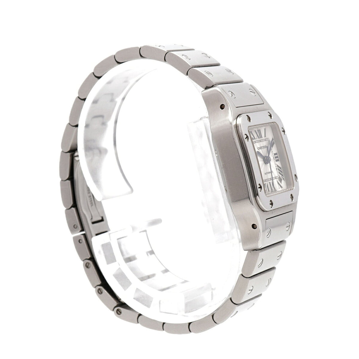 Cartier Santos Galbee SM W20054D6 Silber Zifferblatt 24 mm Uhr