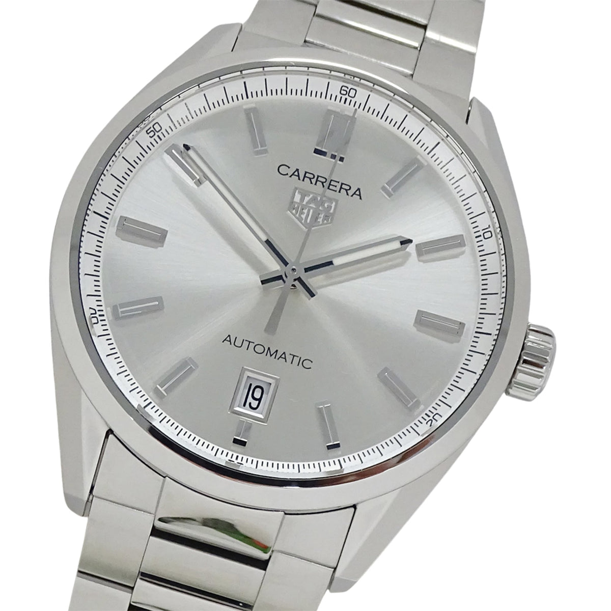 TAG Heuer Carrera WBN2111 WBN2111 BA0639 Silber Zifferblatt 39mm Uhr
