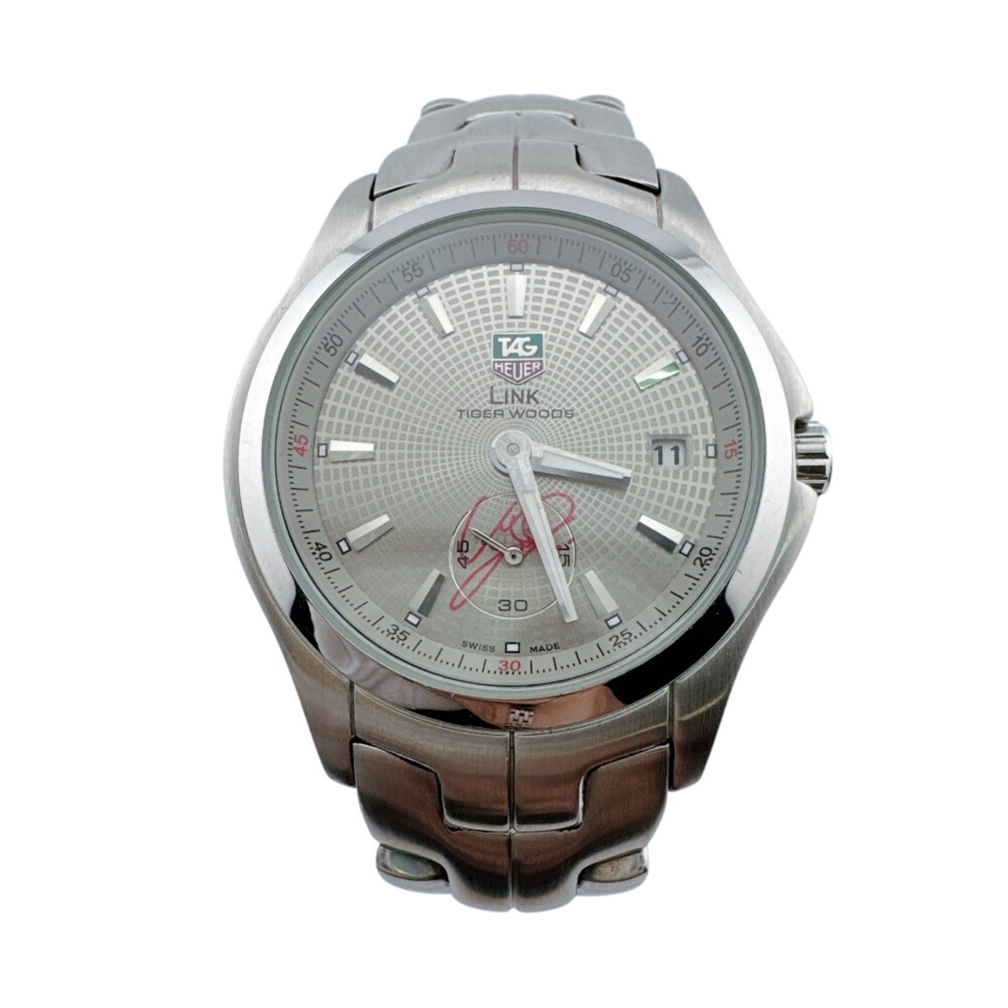 TAG Heuer WJF2113.BA0570 Link Tiger Woods Limited Edition Watch (5500 pieces limited) - Silver
