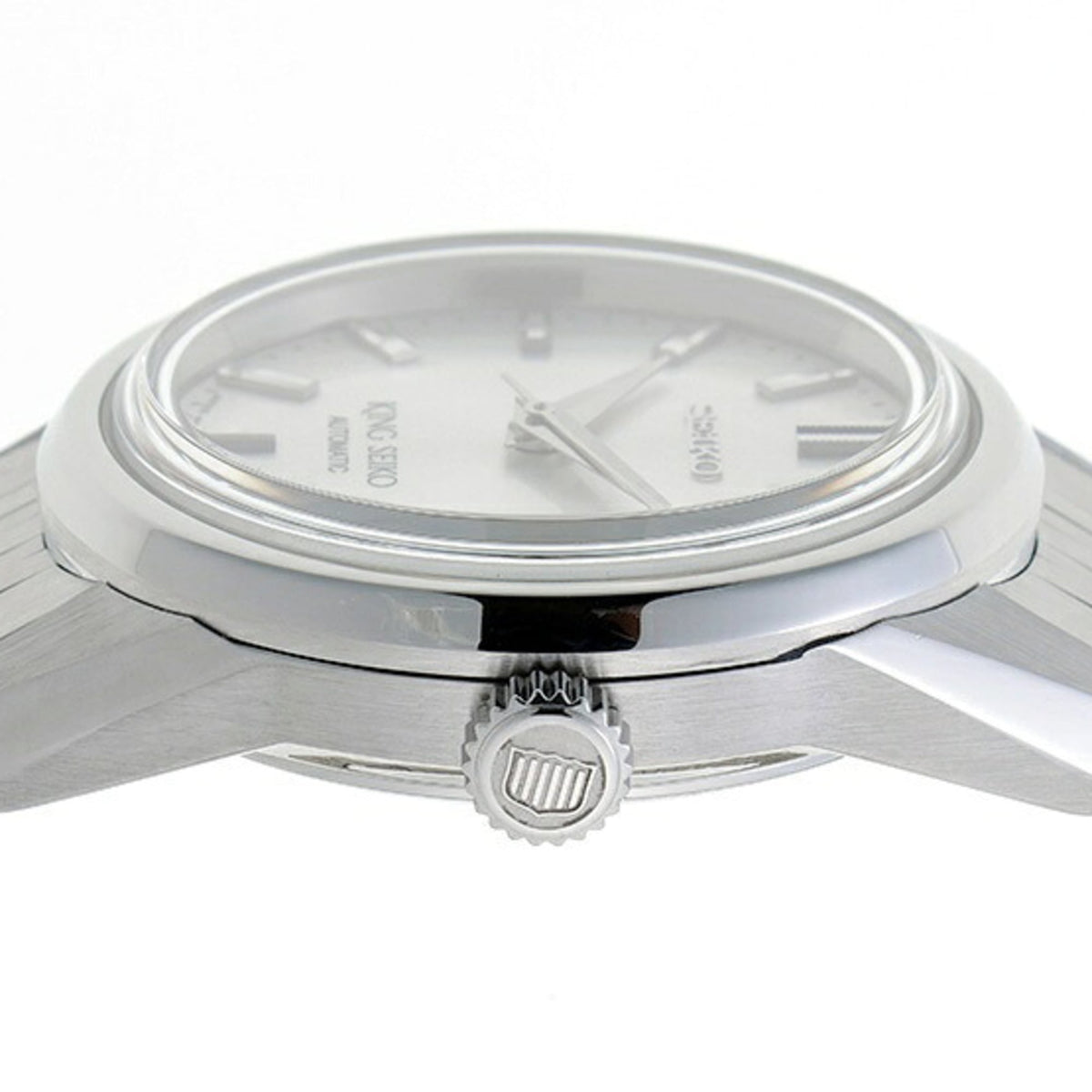 Montre Seiko King SDKS001/6R31-00D0, cadran argenté, 37 mm